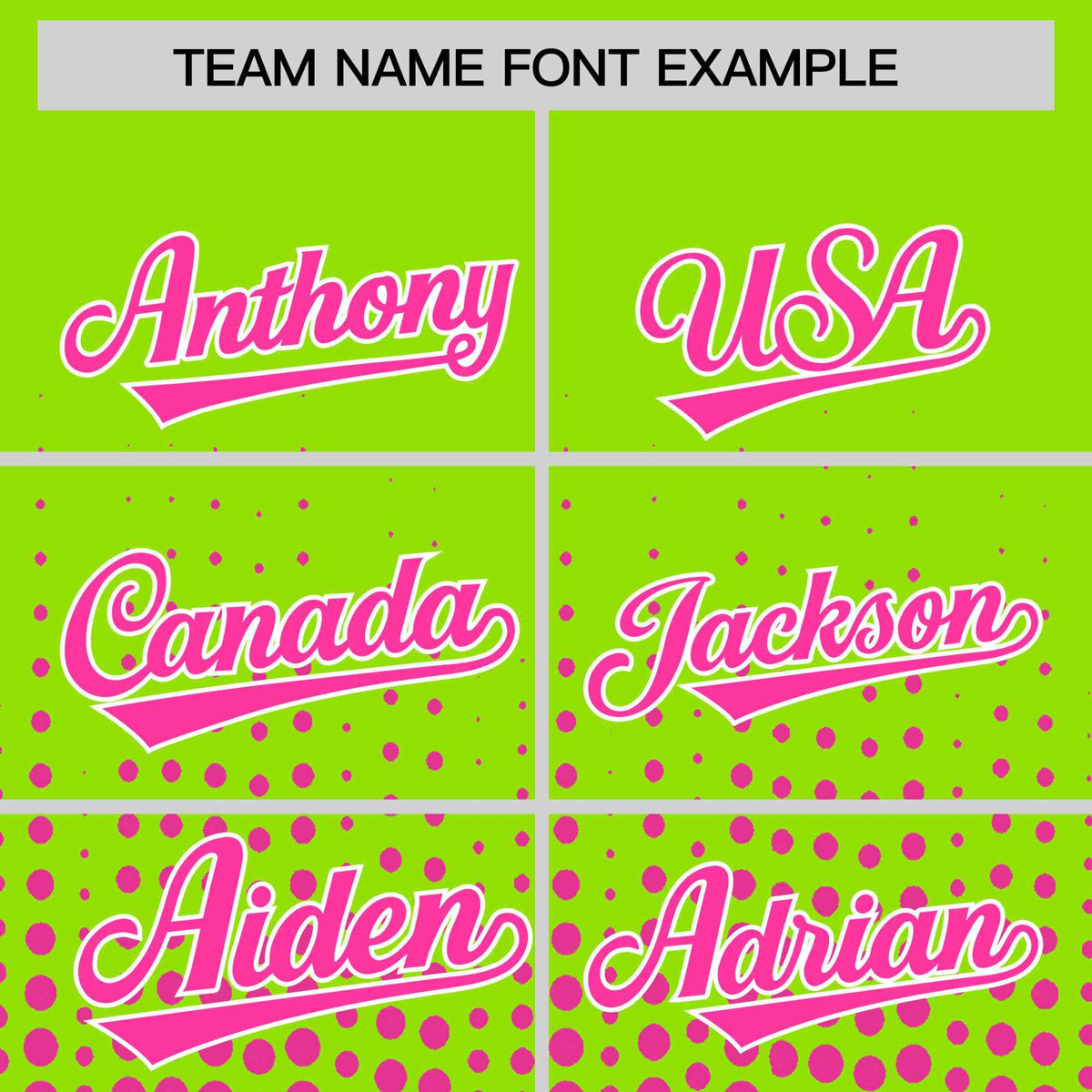 Custom Neon Green Pink Gradient Varsity Full-Snap Polka Dot Pattern Letterman Baseball Jacket