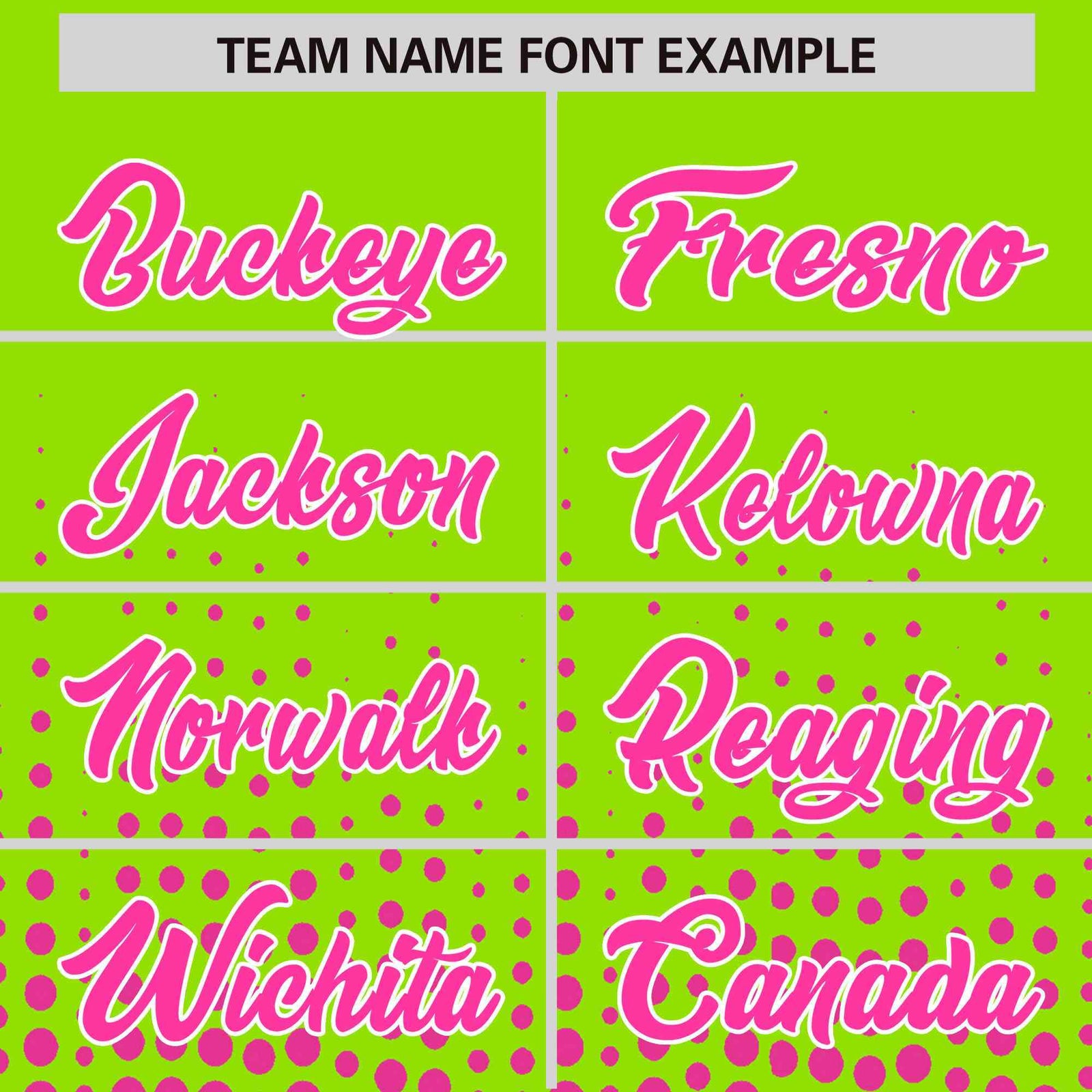 Custom Neon Green Pink Gradient Varsity Full-Snap Polka Dot Pattern Letterman Baseball Jacket