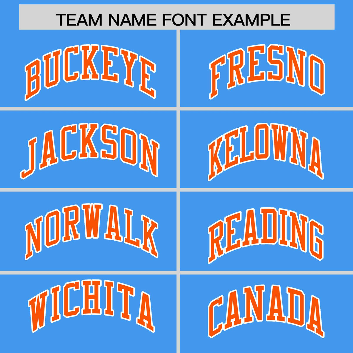 Custom Powder Blue Orange-White Varsity Full-Zip Raglan Sleeves Stripe Letterman Bomber Jacket