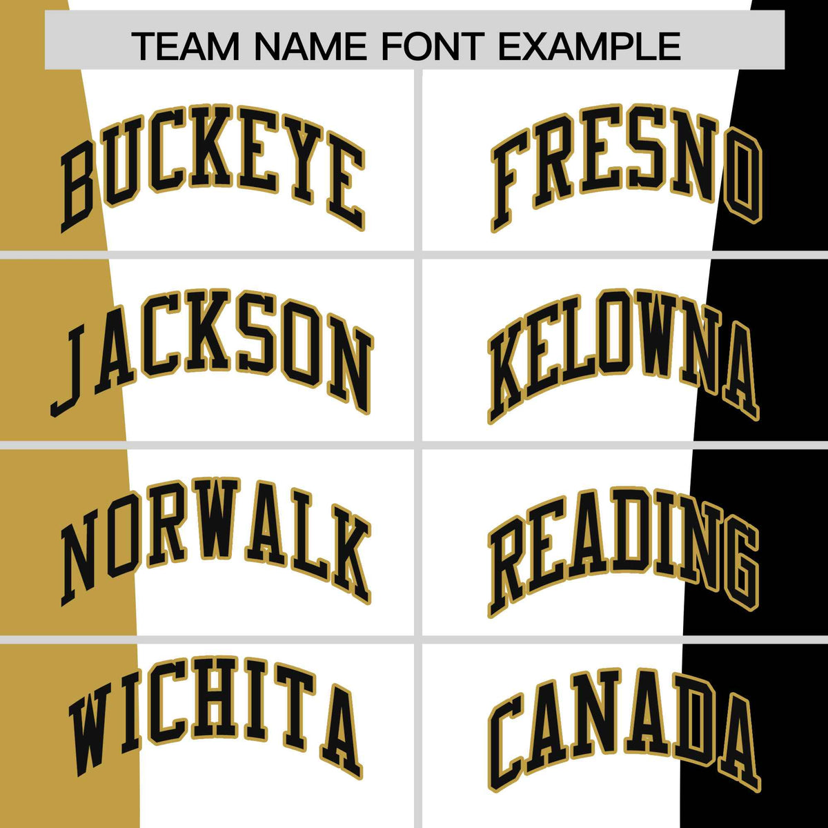 Custom White Old Gold Black Personalization Varsity Full-Snap Three Color Blocks Letterman Jacket