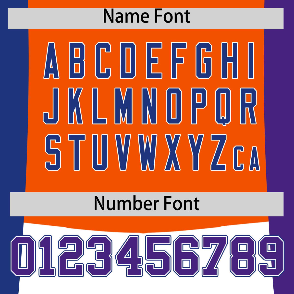 Custom Orange Royal Blue Purple Personalization Varsity Full-Snap Three Color Blocks Letterman Jacket| KXKSHOP