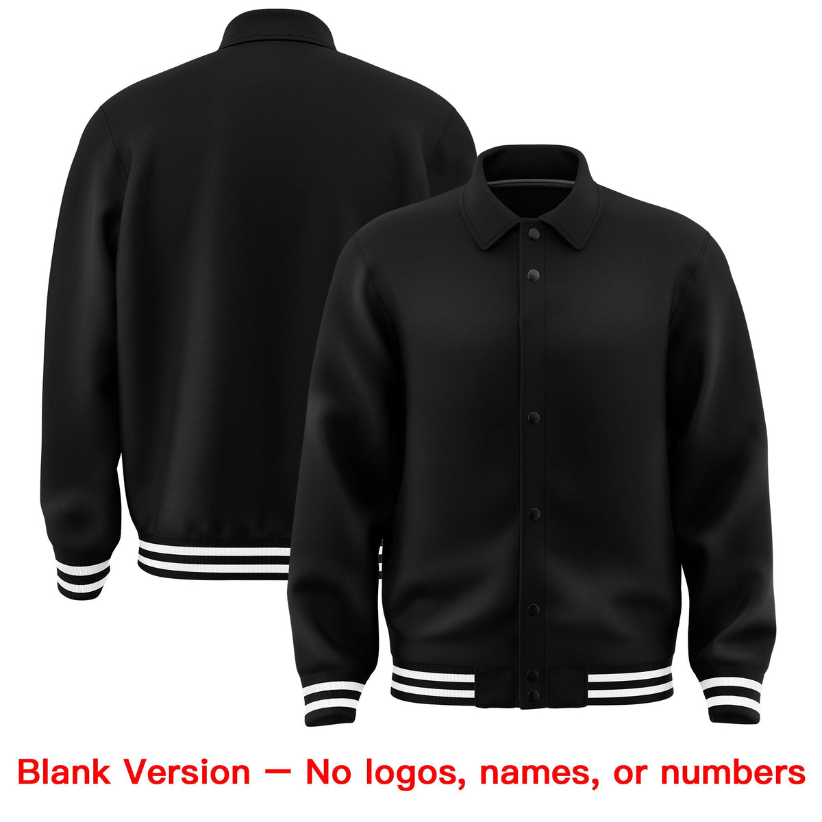 Custom Black, Aqua, Pink collared coach jacket blank template - no names or numbers - Style 1 | KXKSHOP