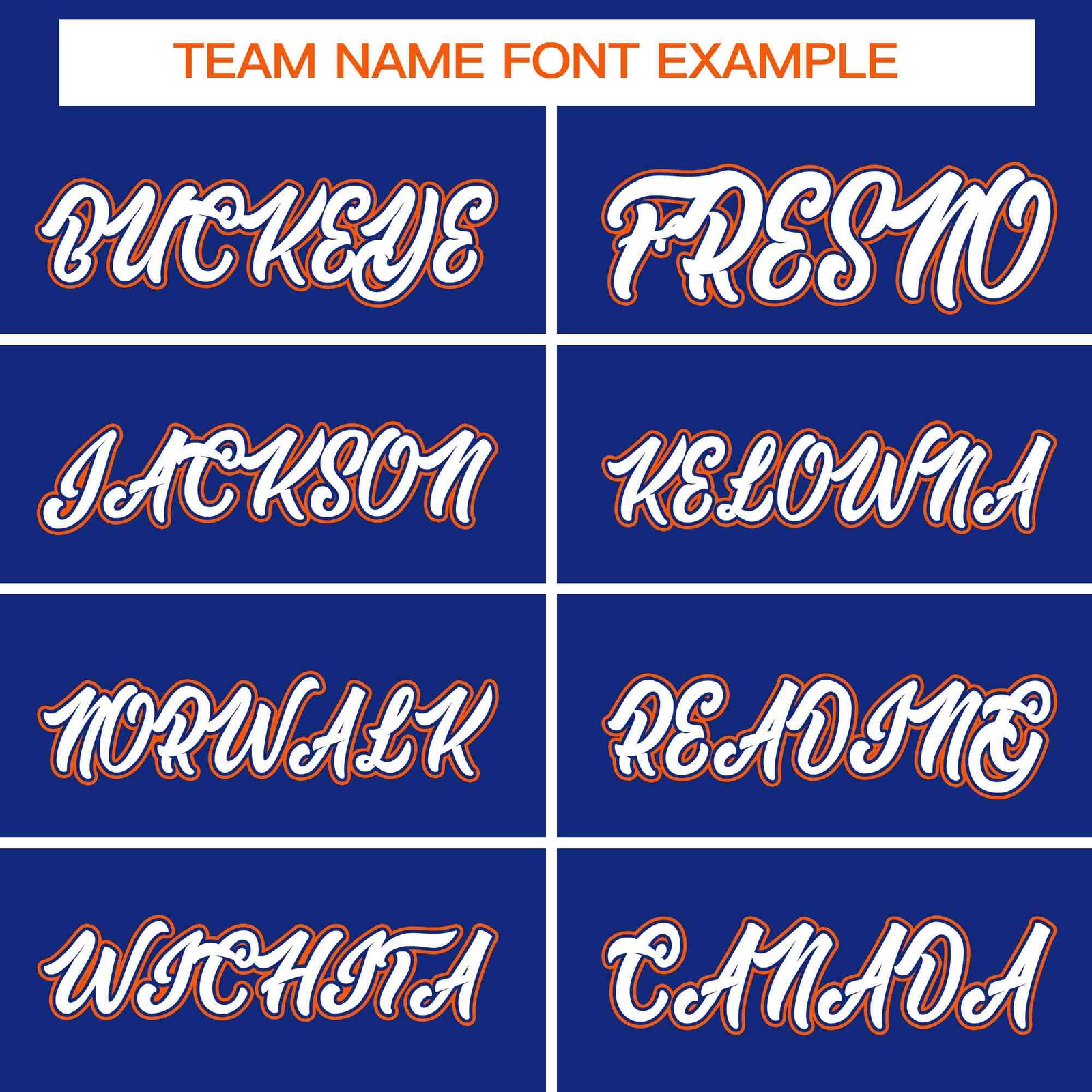 Custom Royal Orange-White Varsity Full-Snap Color Block Letterman Baseball Jacket