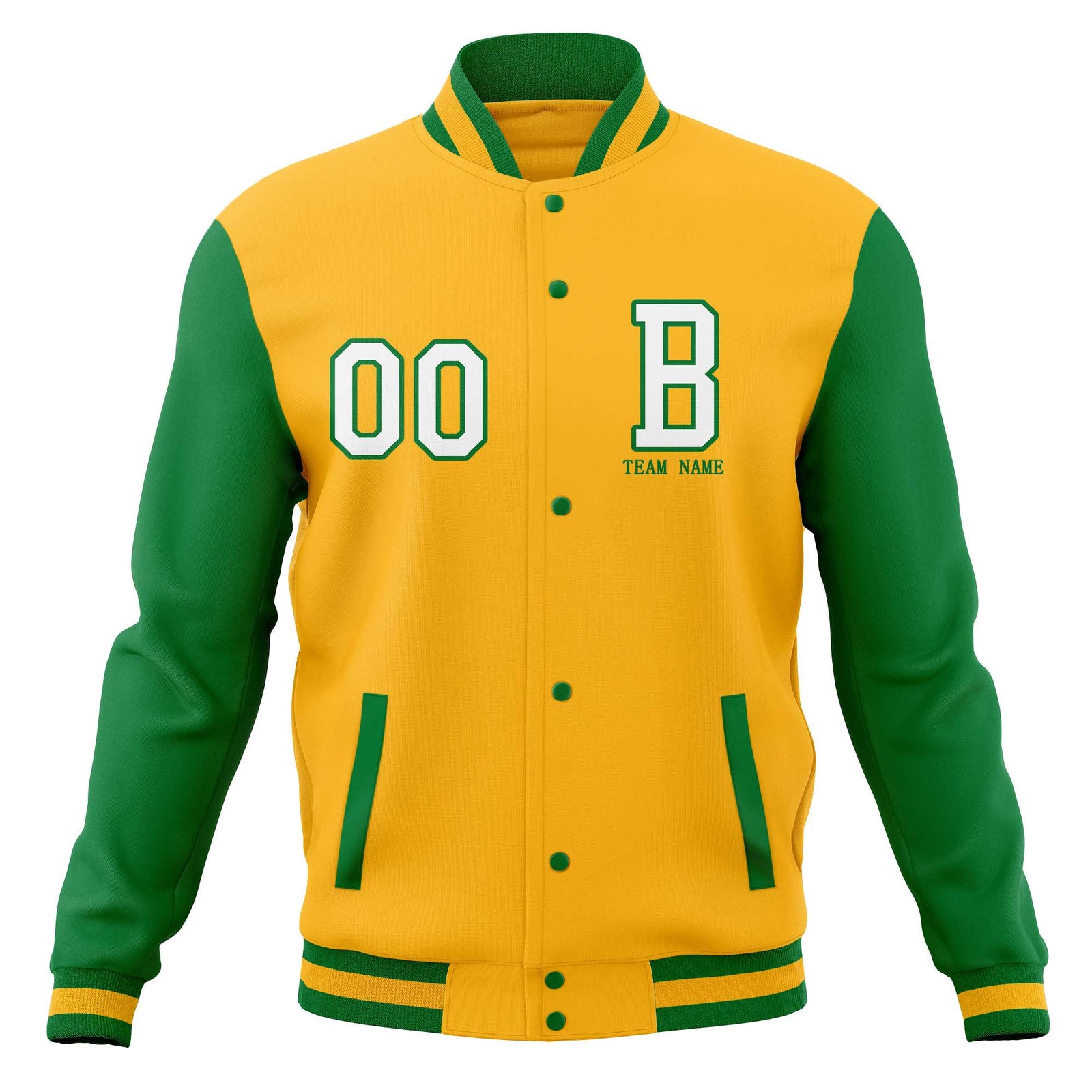 Custom Full-Snap Baseball Varsity Jackets with Personalized Coats