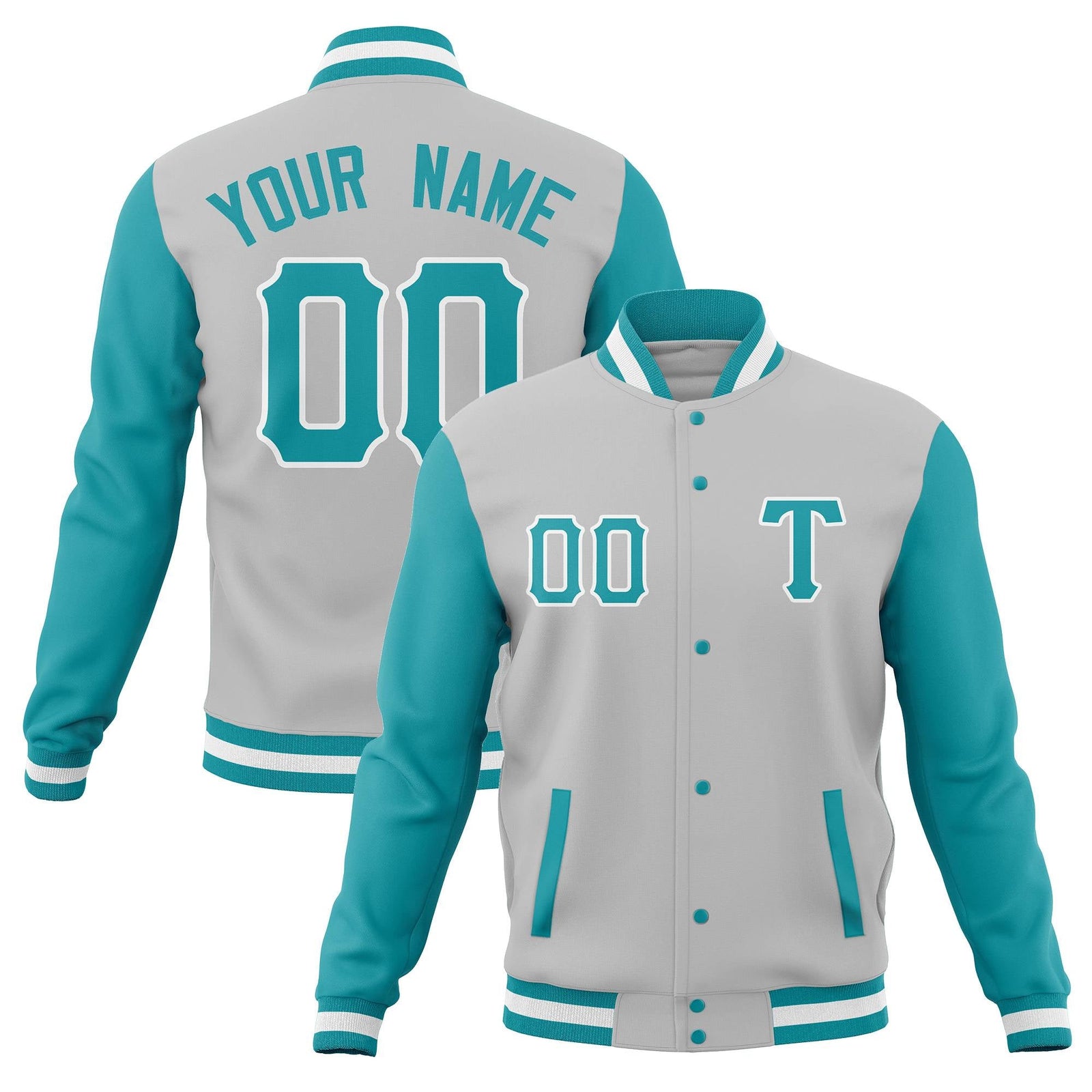 Custom Full-Snap Casual Baseball Coats Varsity Letterman Jackets