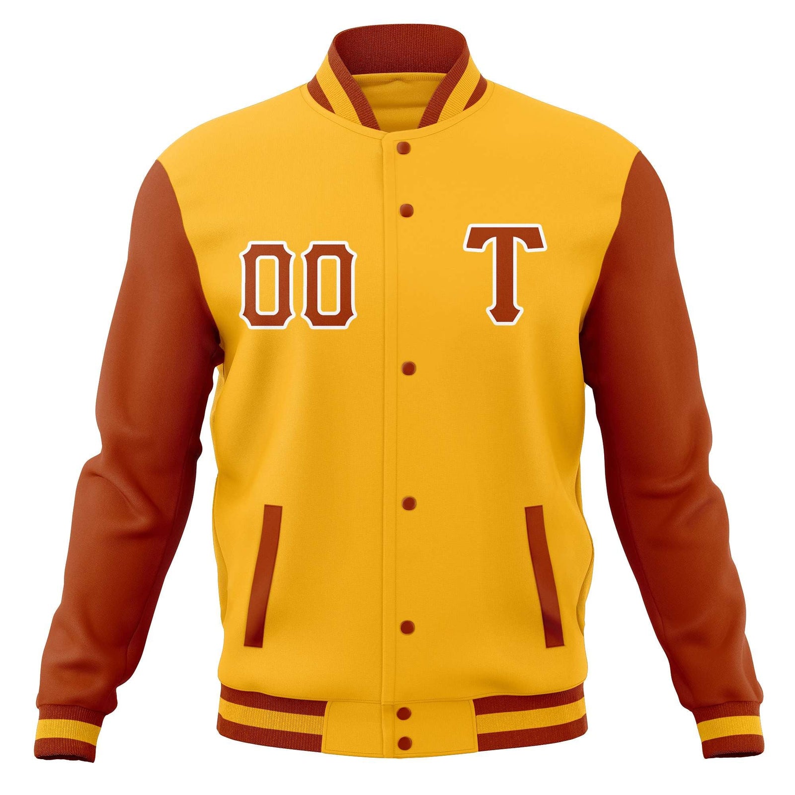 Custom Full-Snap Casual Baseball Coats Varsity Letterman Jackets