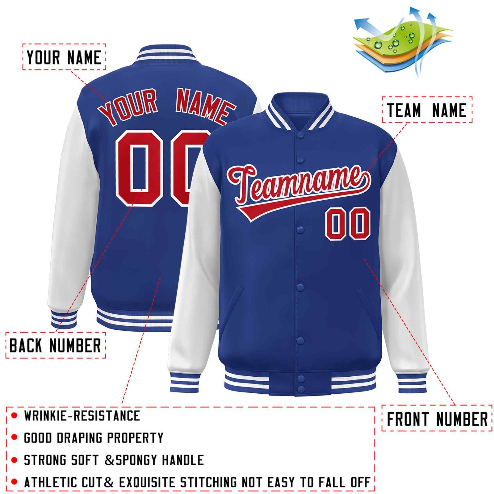 baseball warm up jacket
