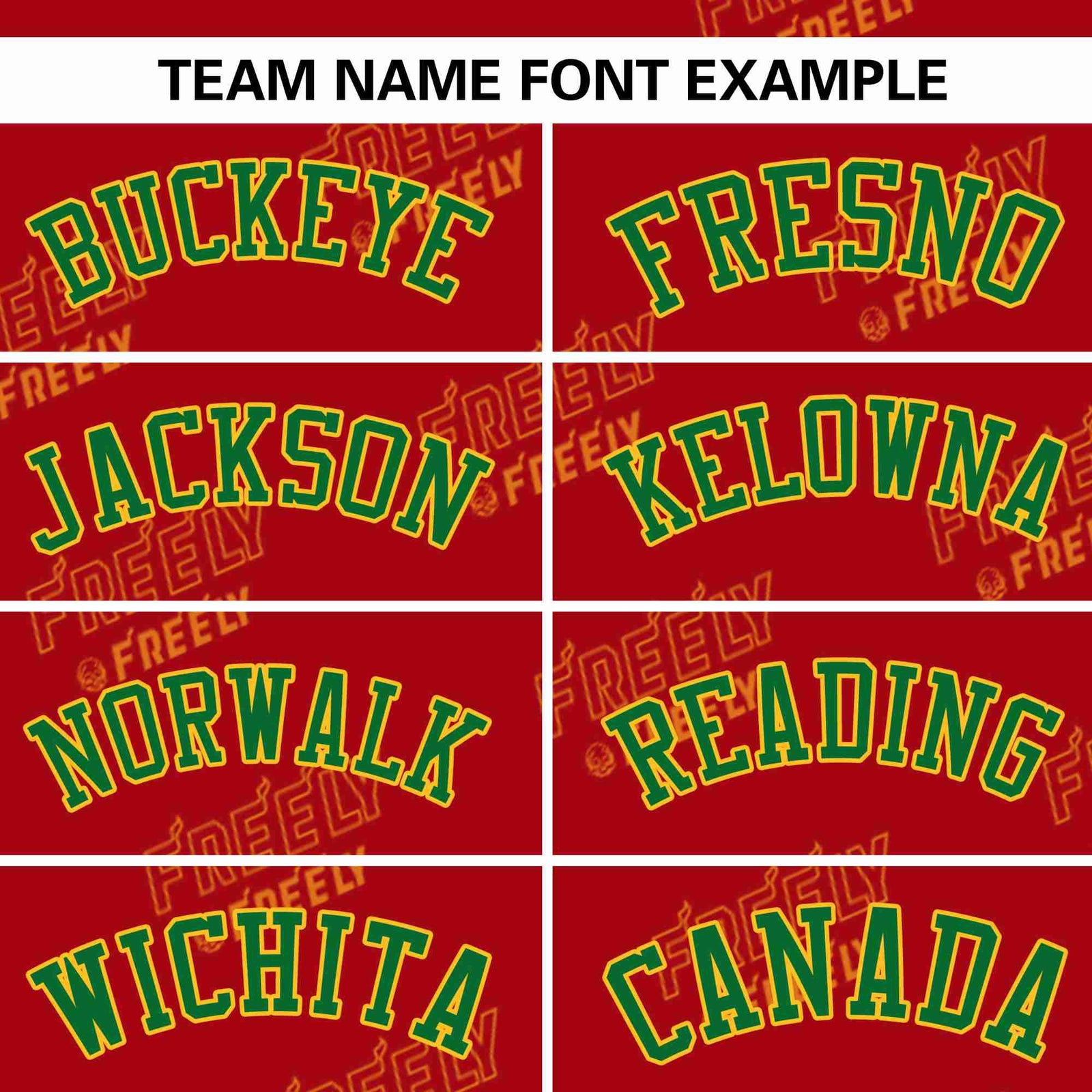 Custom Red Kelly Green-Gold Letter Full-Zip Varsity Bomber Jacket