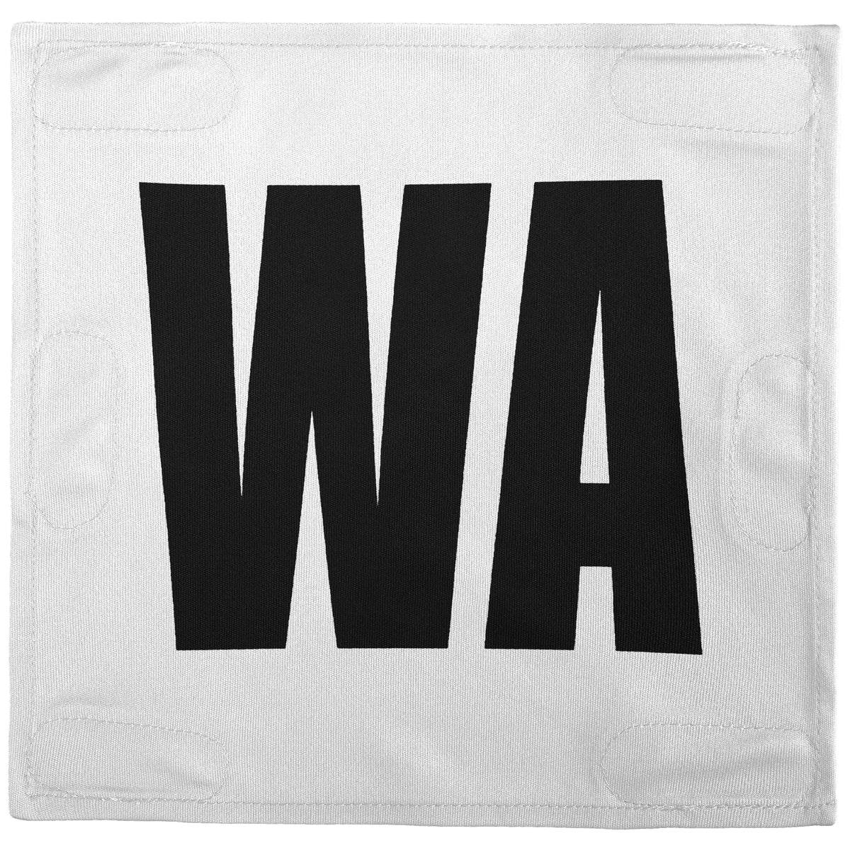 Netball Velcro Patches Set White &amp; Black