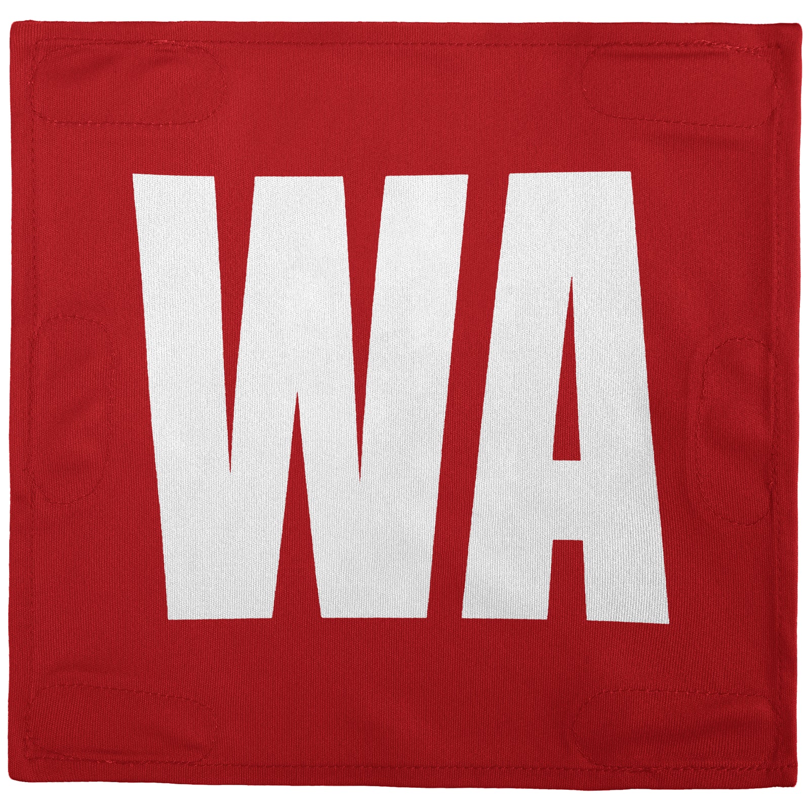 Netball Velcro Patches Set Red & White