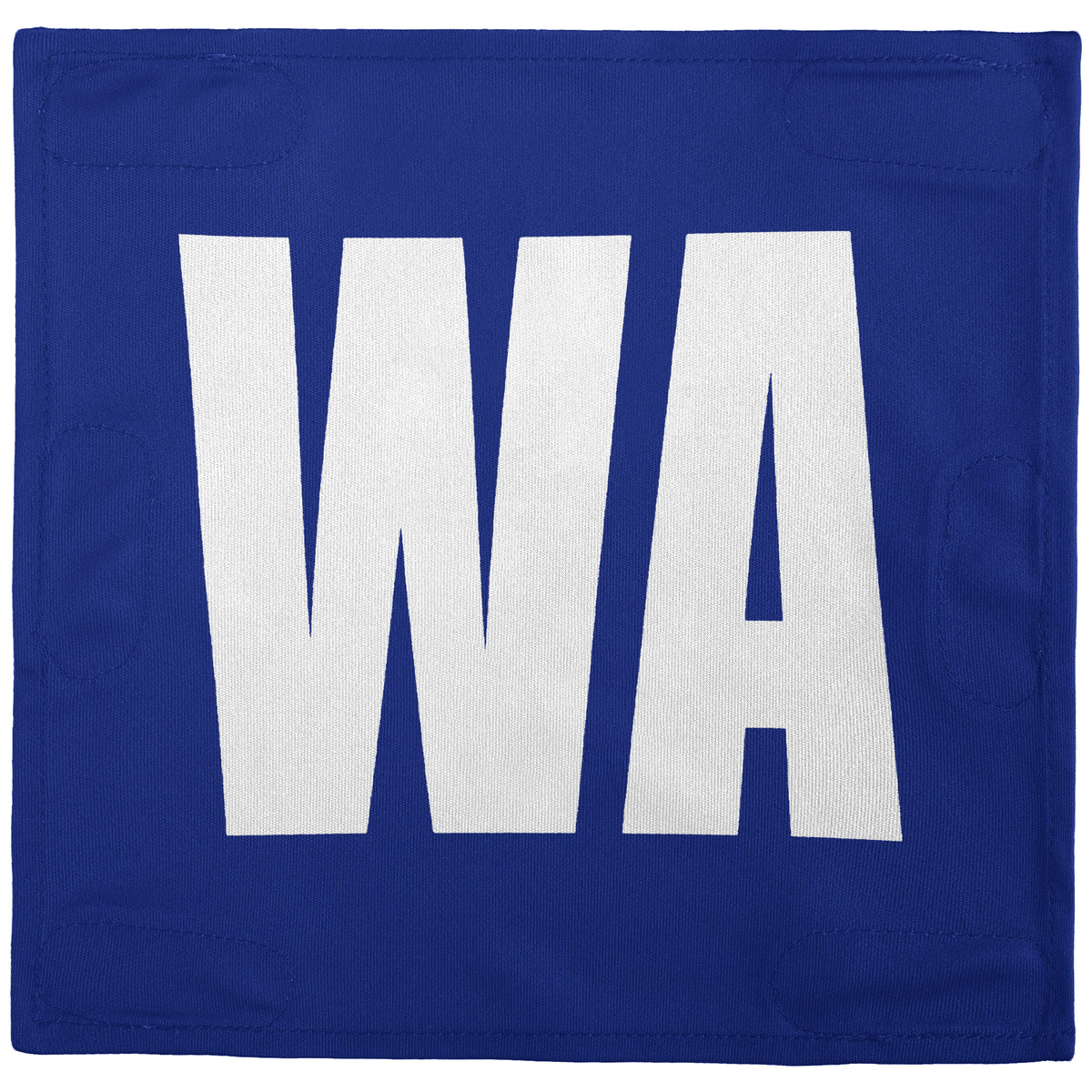 Netball Velcro Patches Set Royal Blue &amp; White