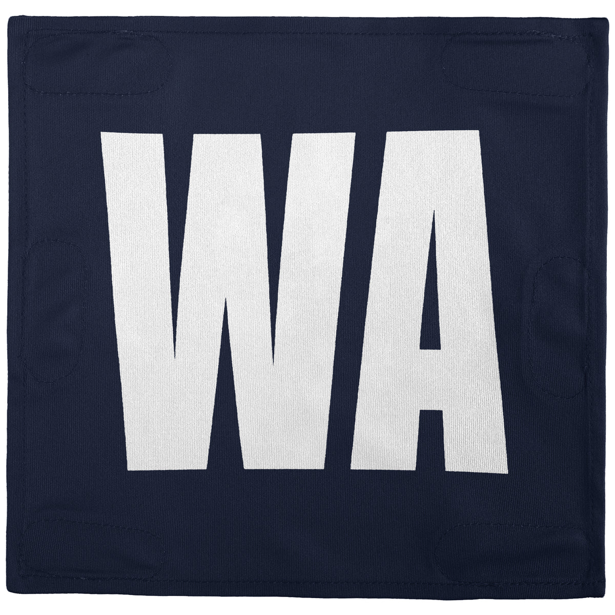 Netball Velcro Patches Set Navy &amp; White