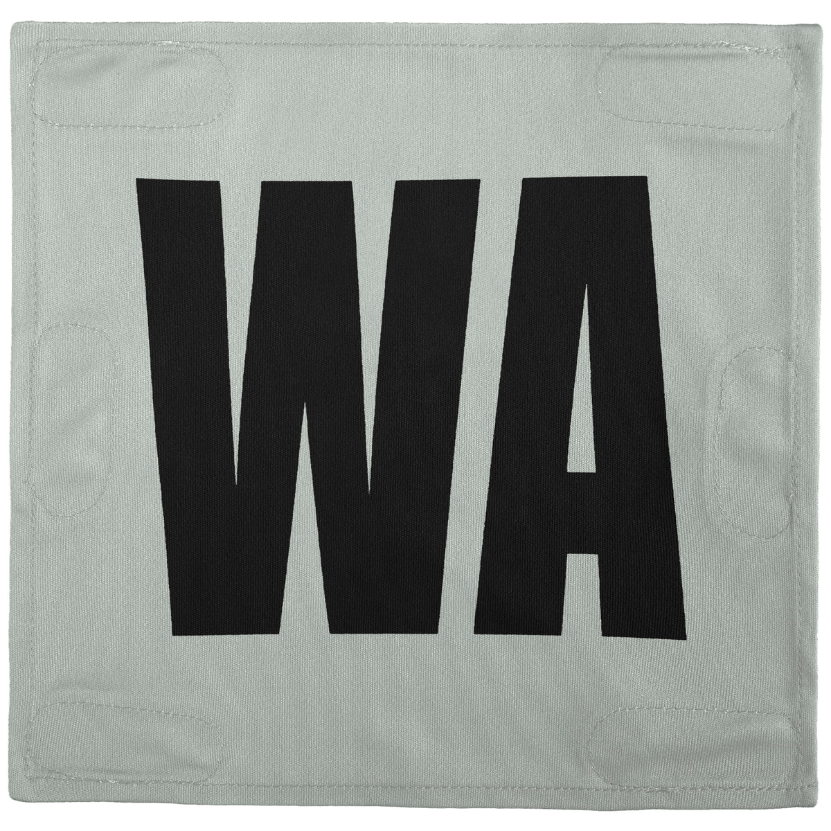 Netball Velcro Patches Set Gray &amp; Black