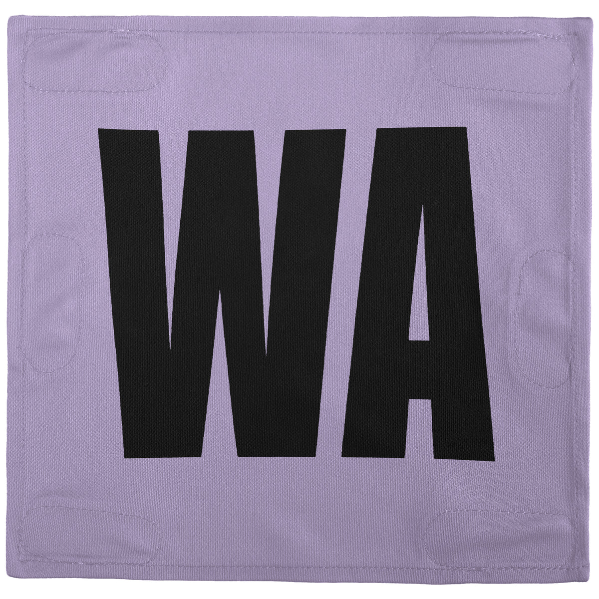 Netball Velcro Patches Set Light Purple &amp; Black