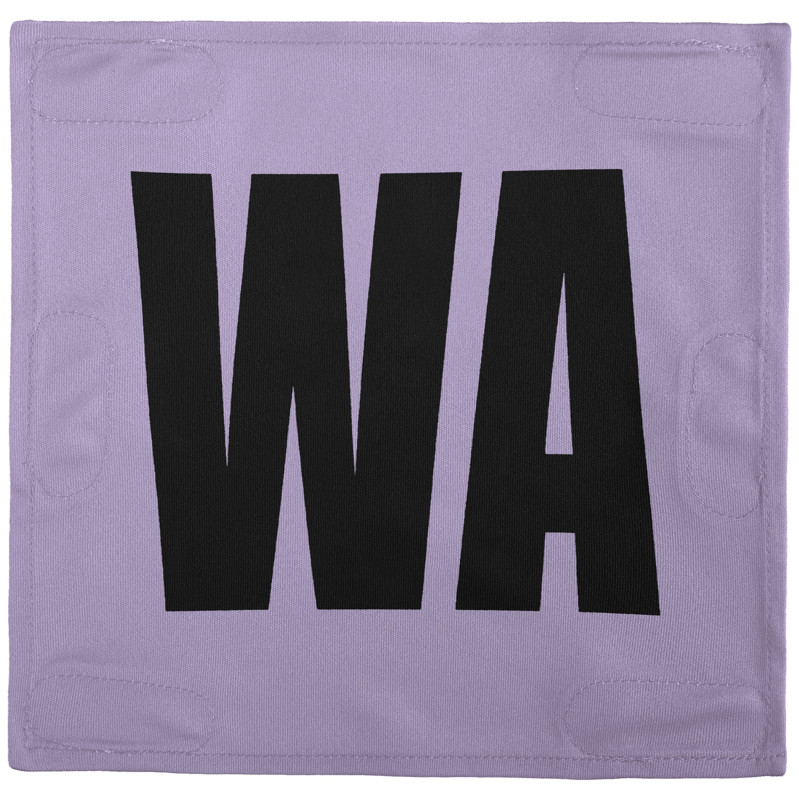 Netball Velcro Patches Set Light Purple & Black