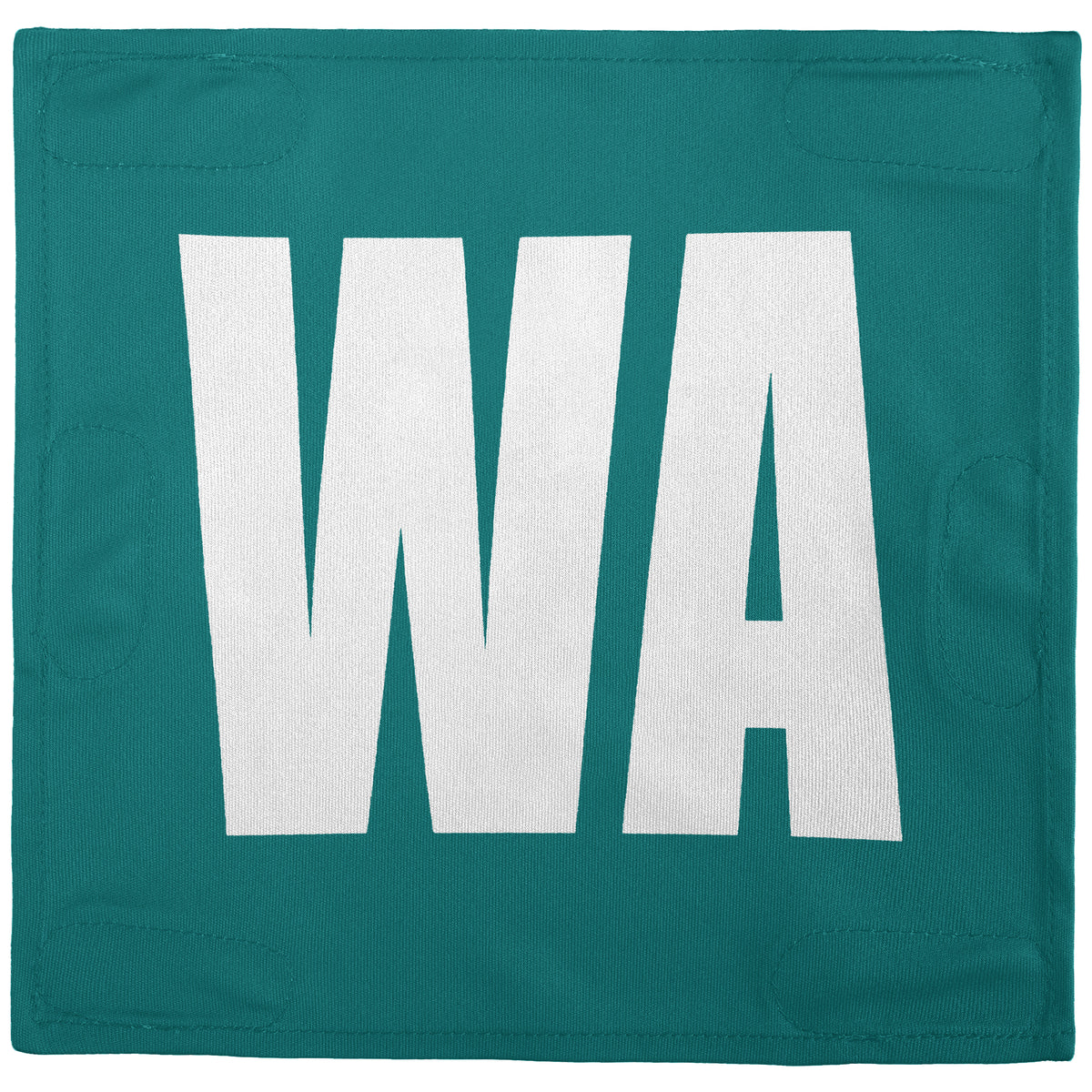 Netball Velcro Patches Set Teal &amp; White