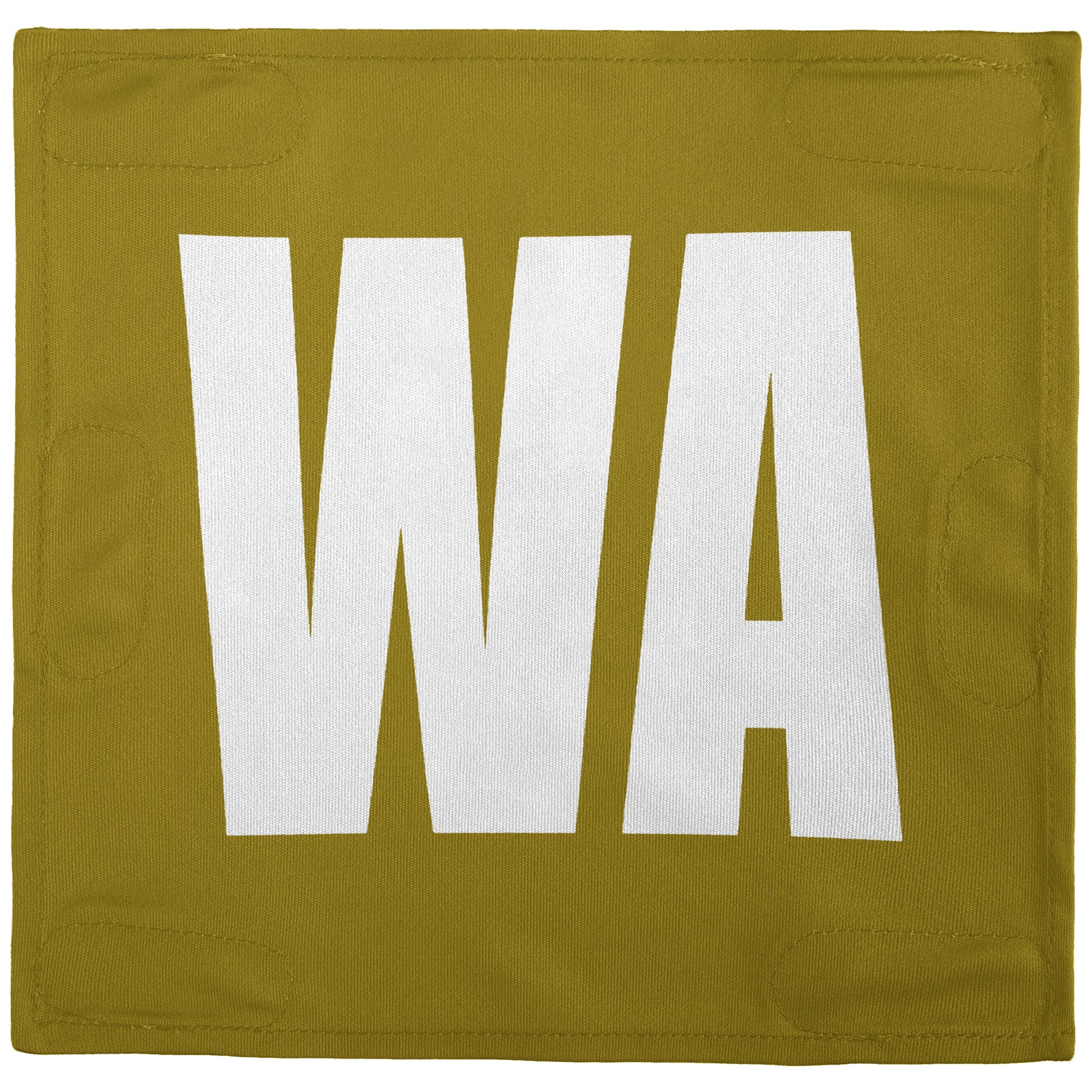 Netball Velcro Patches Set Old Gold & White