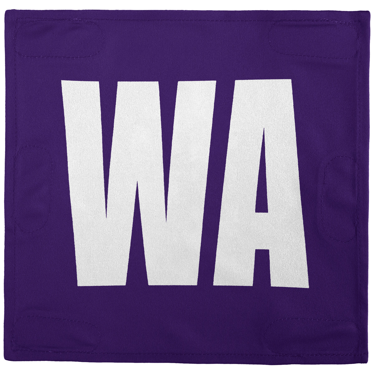 Netball Velcro Patches Set Purple &amp; White