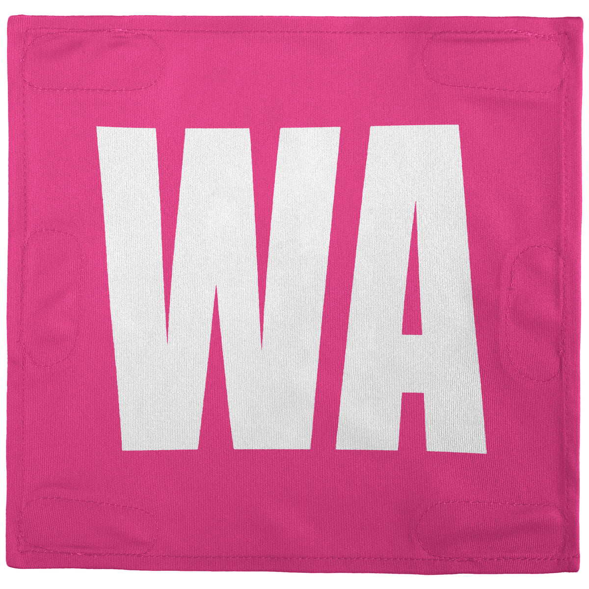 Netball Velcro Patches Set Pink &amp; White