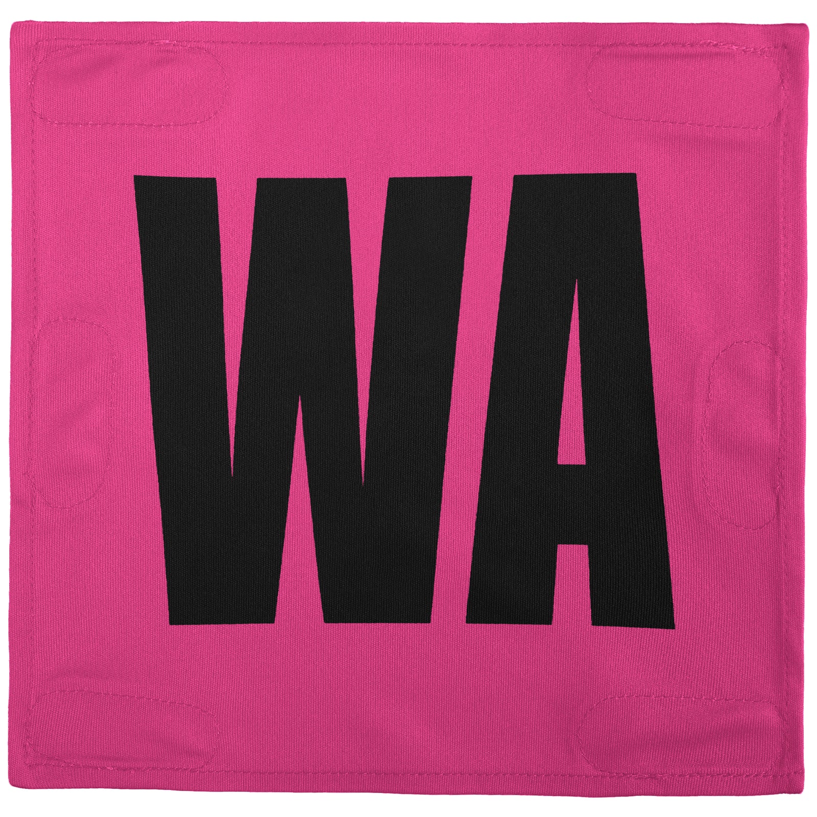Netball Velcro Patches Set Pink & Black