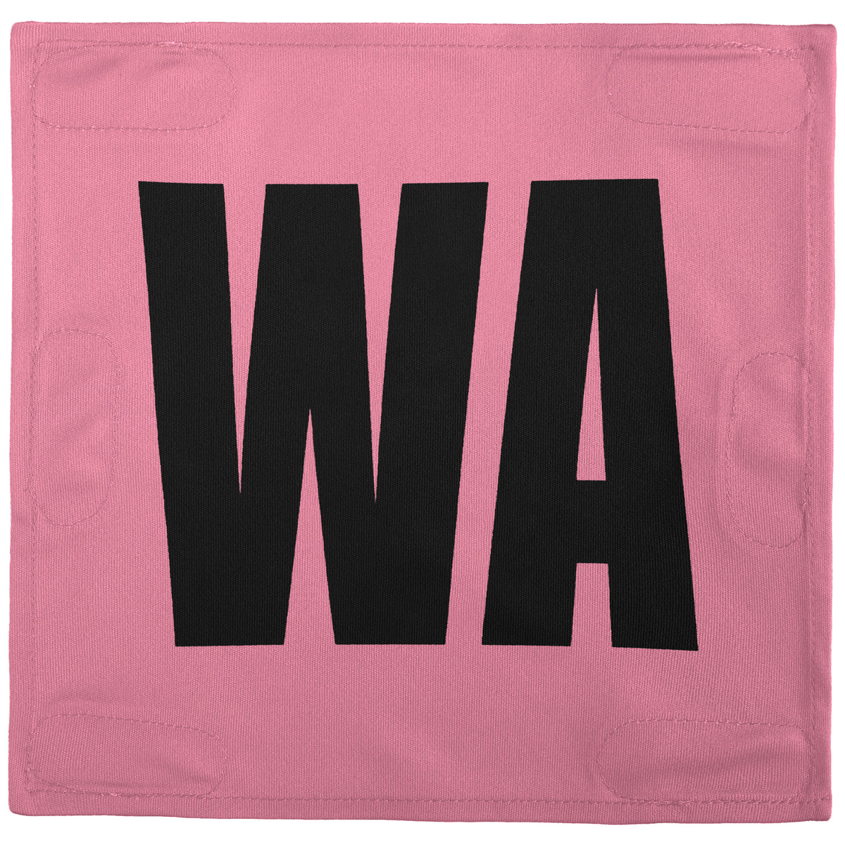 Netball Velcro Patches Set Light Pink &amp; Black