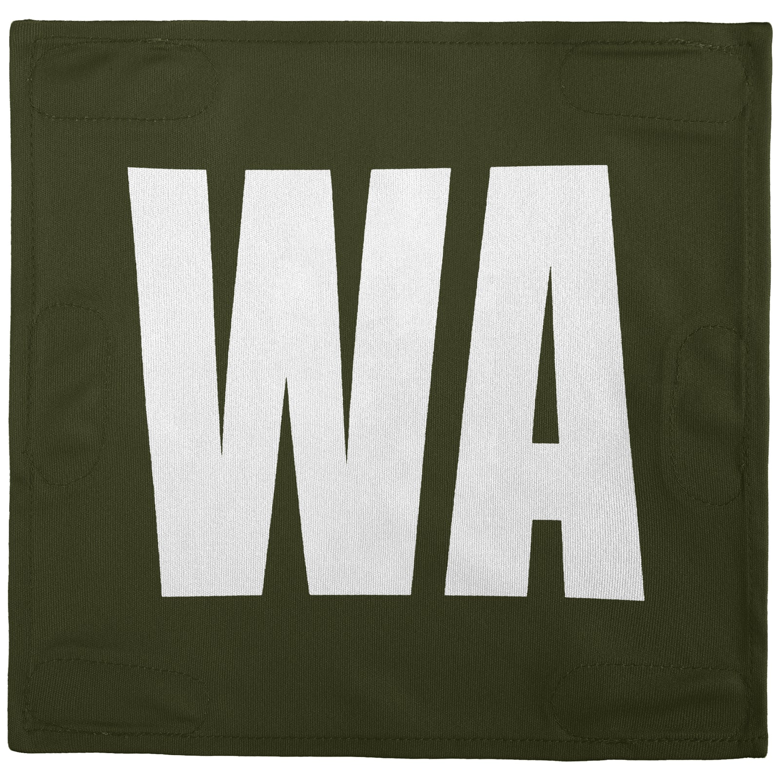 Netball Velcro Patches Set Olive & White