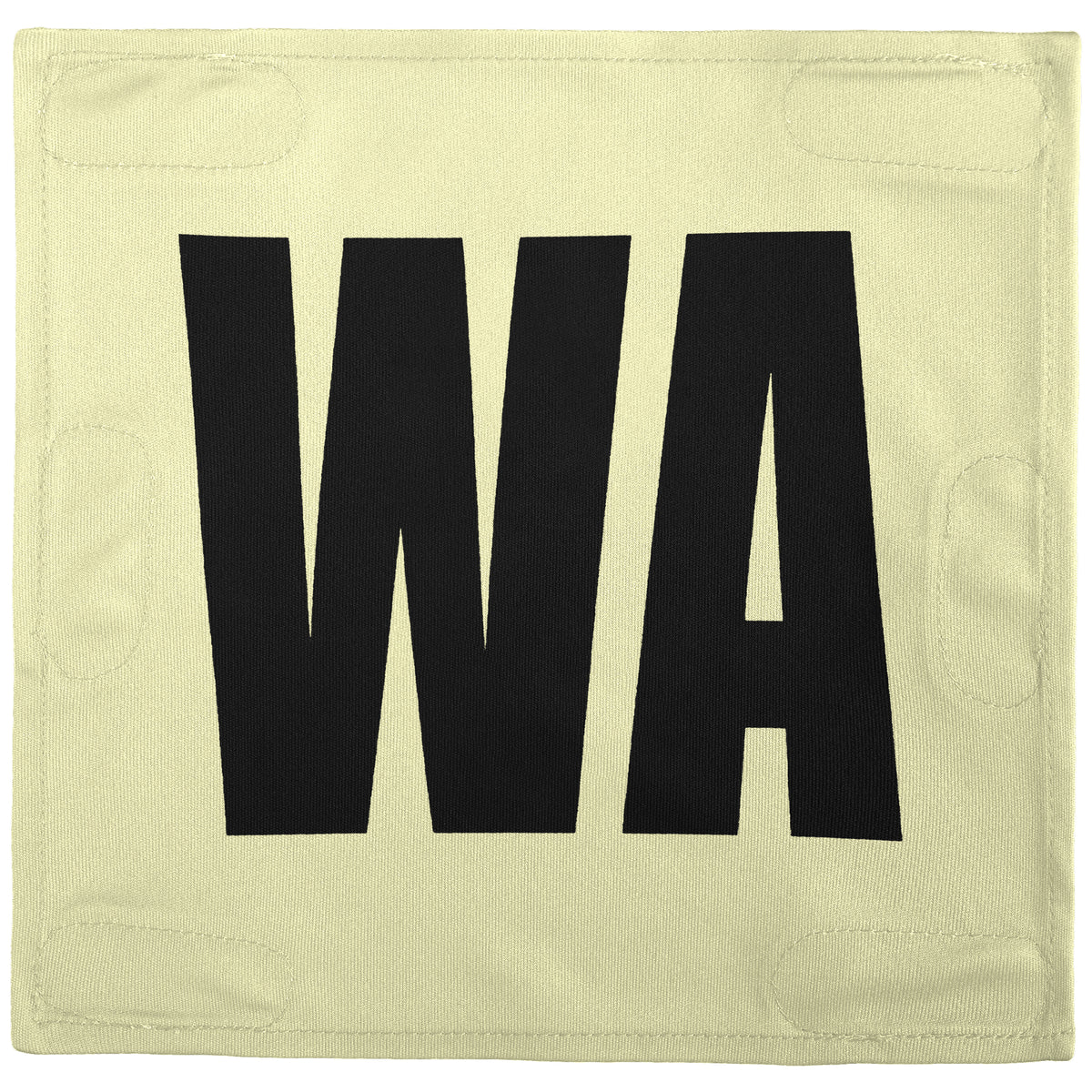 Netball Velcro Patches Set Cream &amp; Black