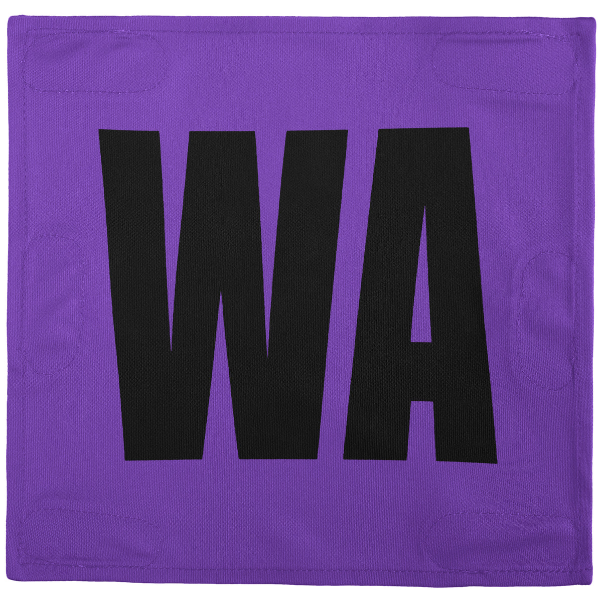 Netball Velcro Patches Set Purple &amp; Black