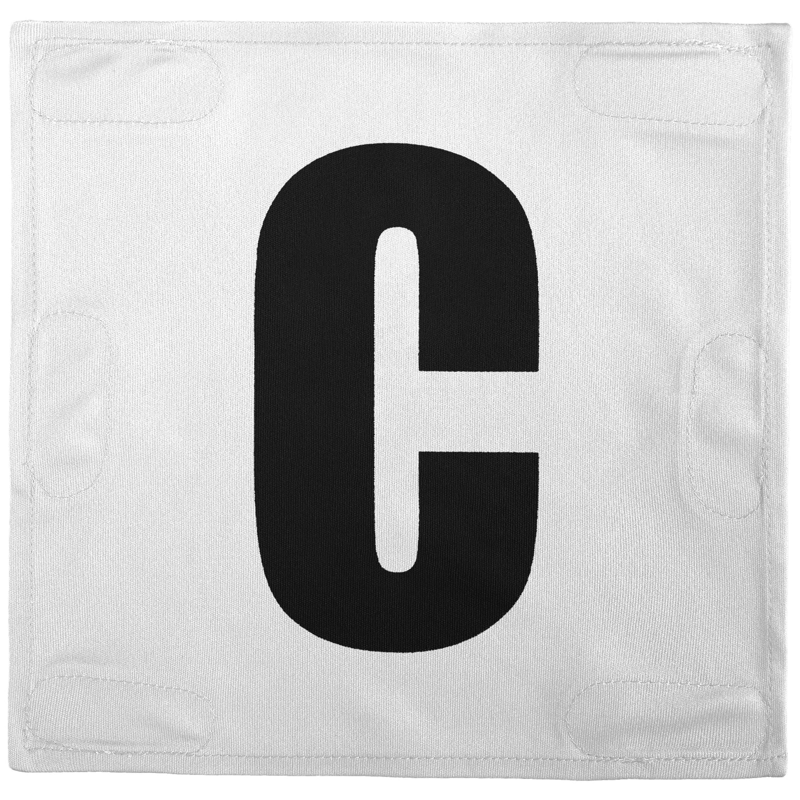 Netball Velcro Patches Set White & Black