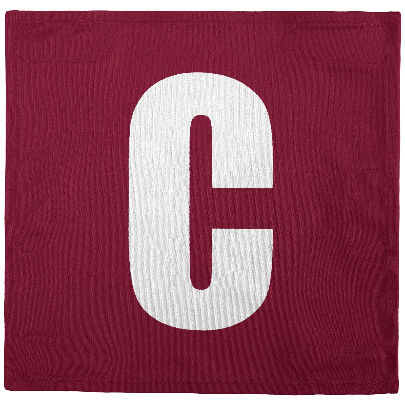 Netball Velcro Patches Set Crimson & White