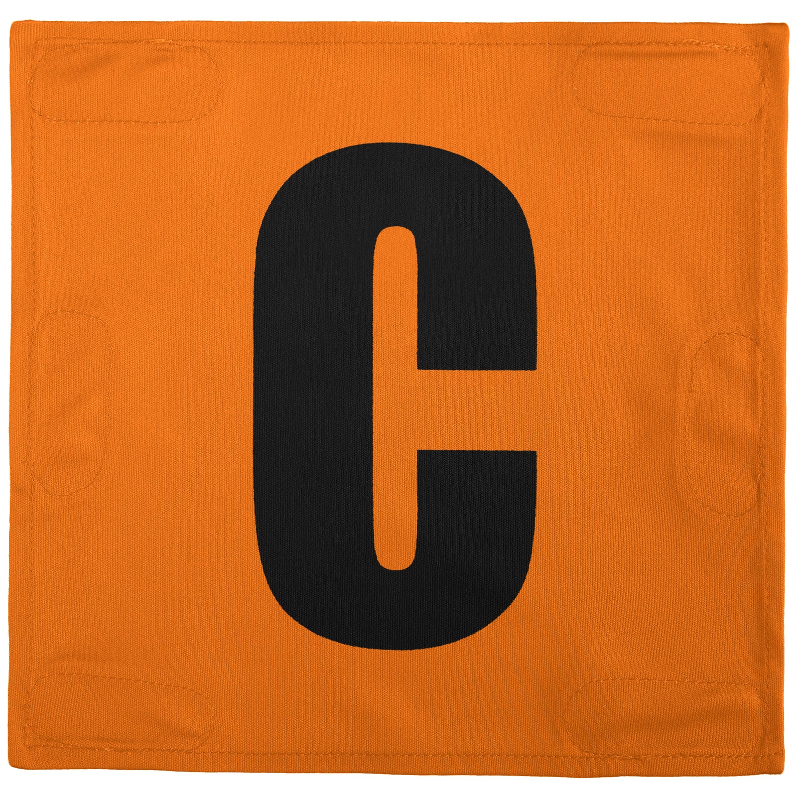 Netball Velcro Patches Set Orange & Black