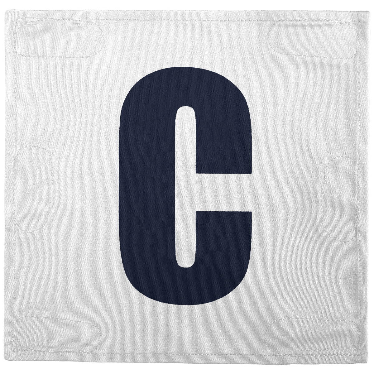 Netball Velcro Patches Set White &amp; Navy