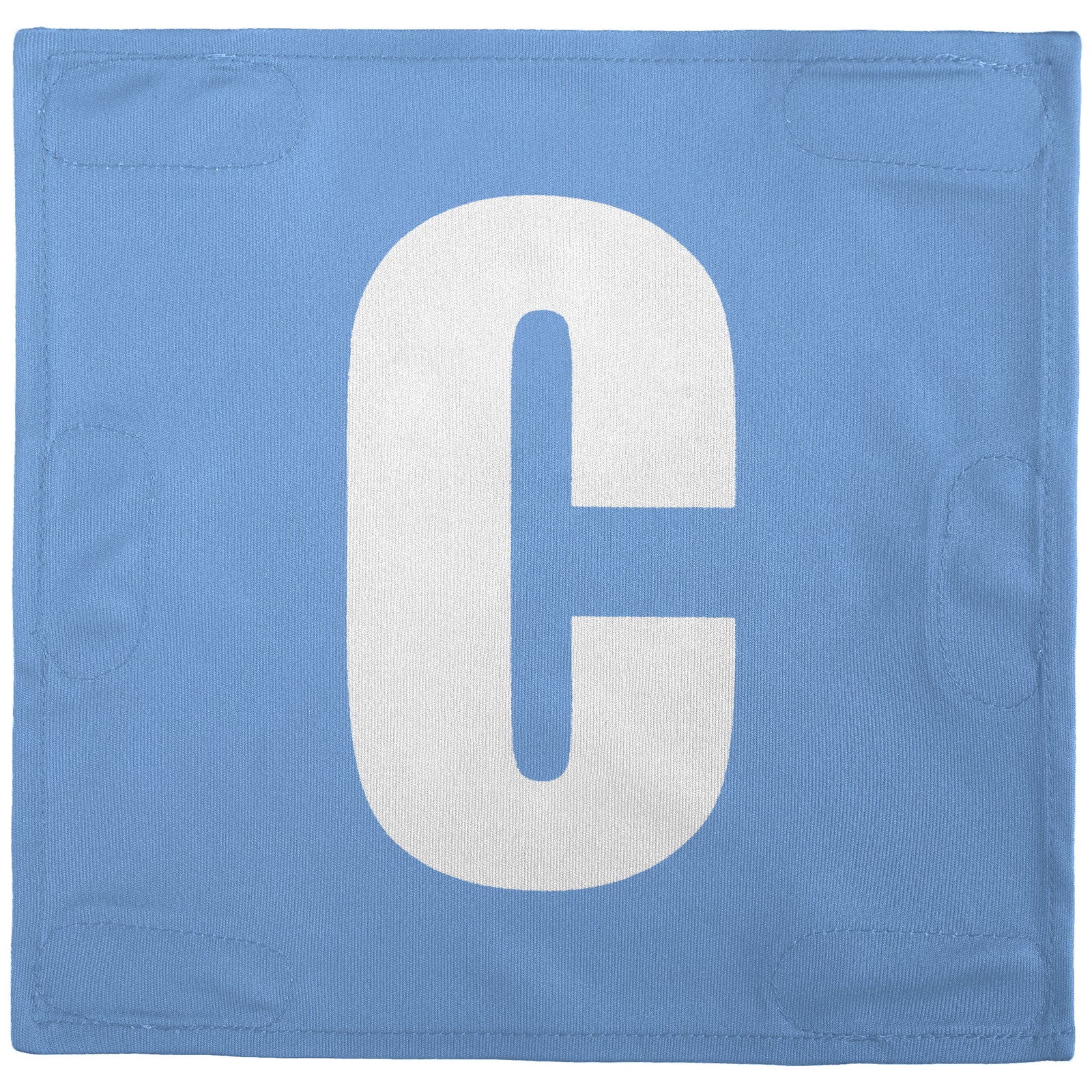 Netball Velcro Patches Set Light Blue & White