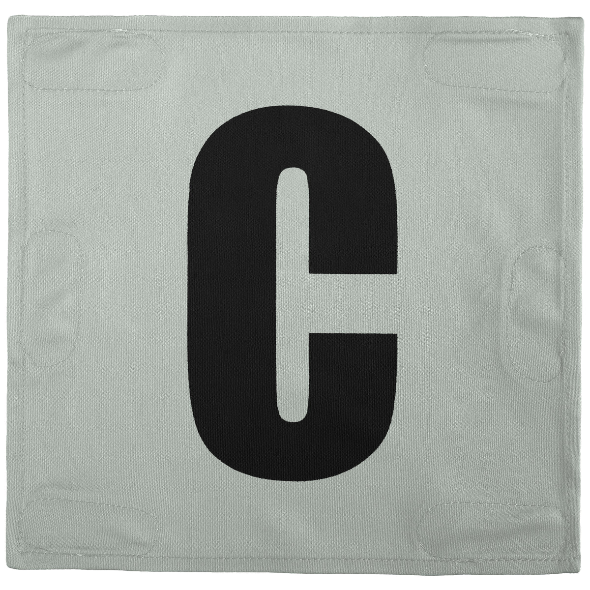 Netball Velcro Patches Set Gray &amp; Black