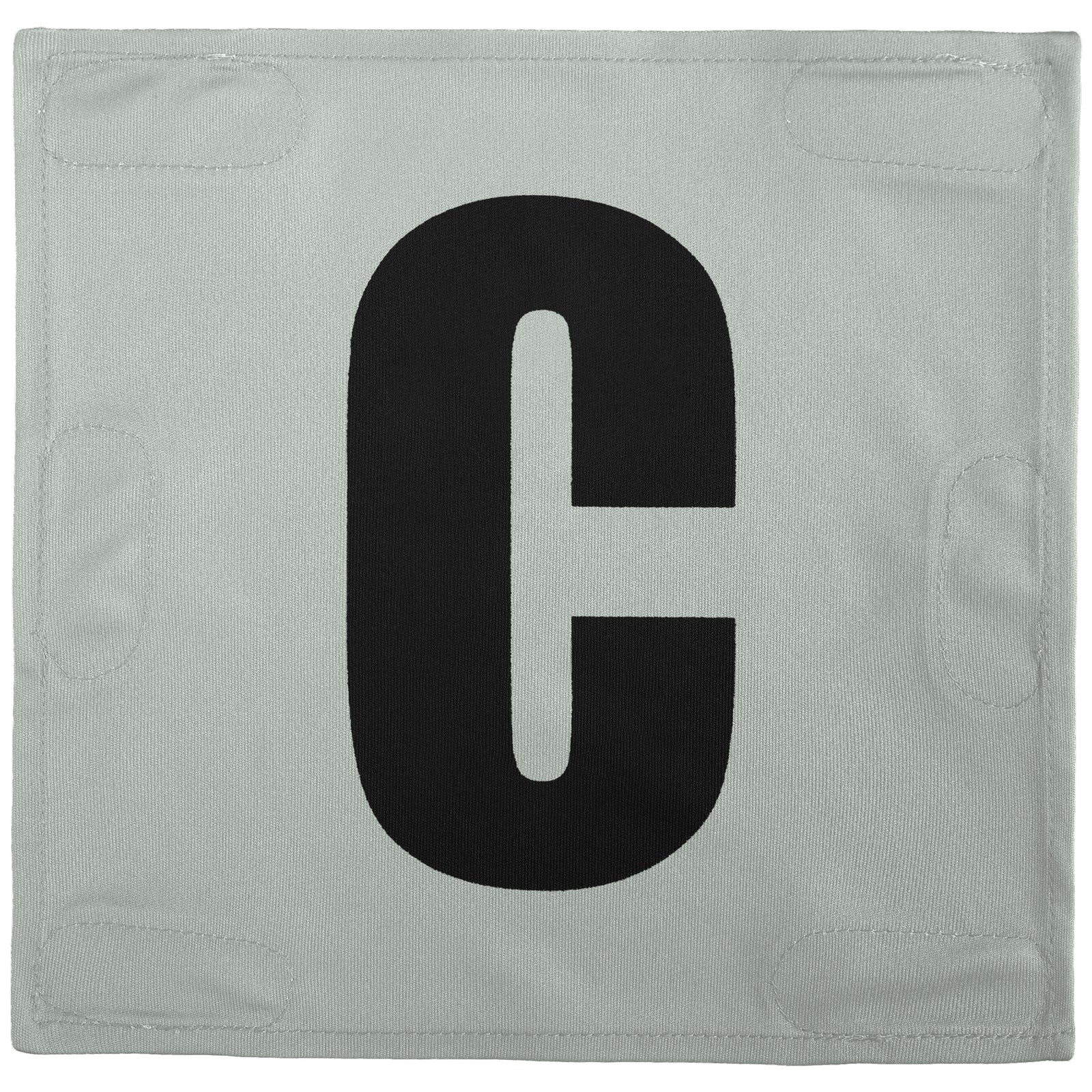 Netball Velcro Patches Set Gray & Black