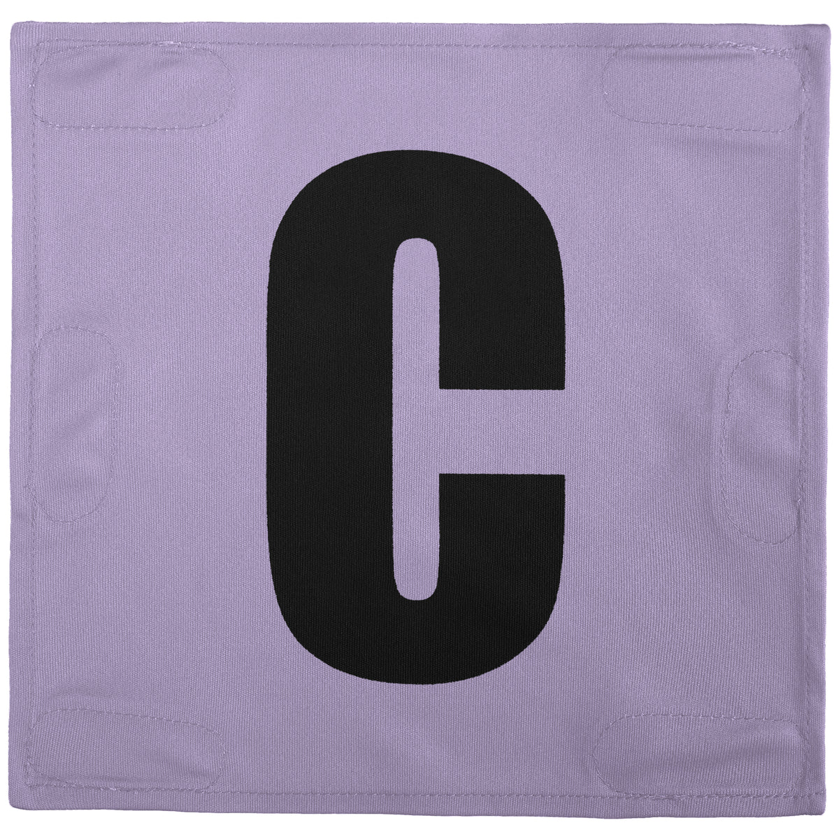 Netball Velcro Patches Set Light Purple &amp; Black