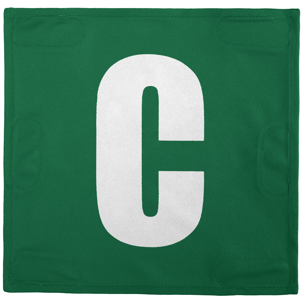 Netball Velcro Patches Set Kelly Green &amp; White