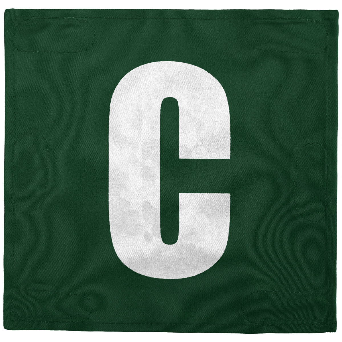 Netball Velcro Patches Set Green &amp; White