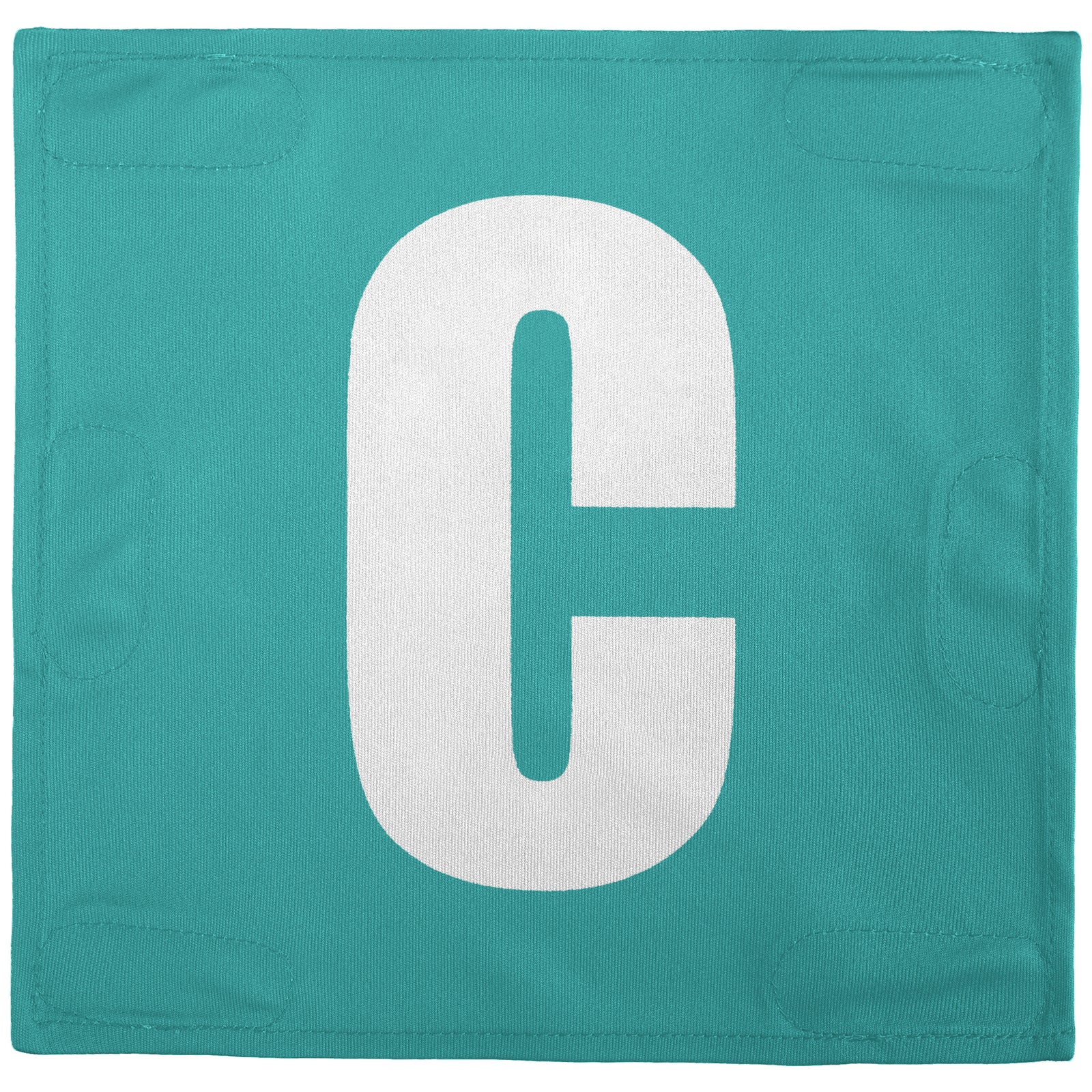 Netball Velcro Patches Set Teal & White
