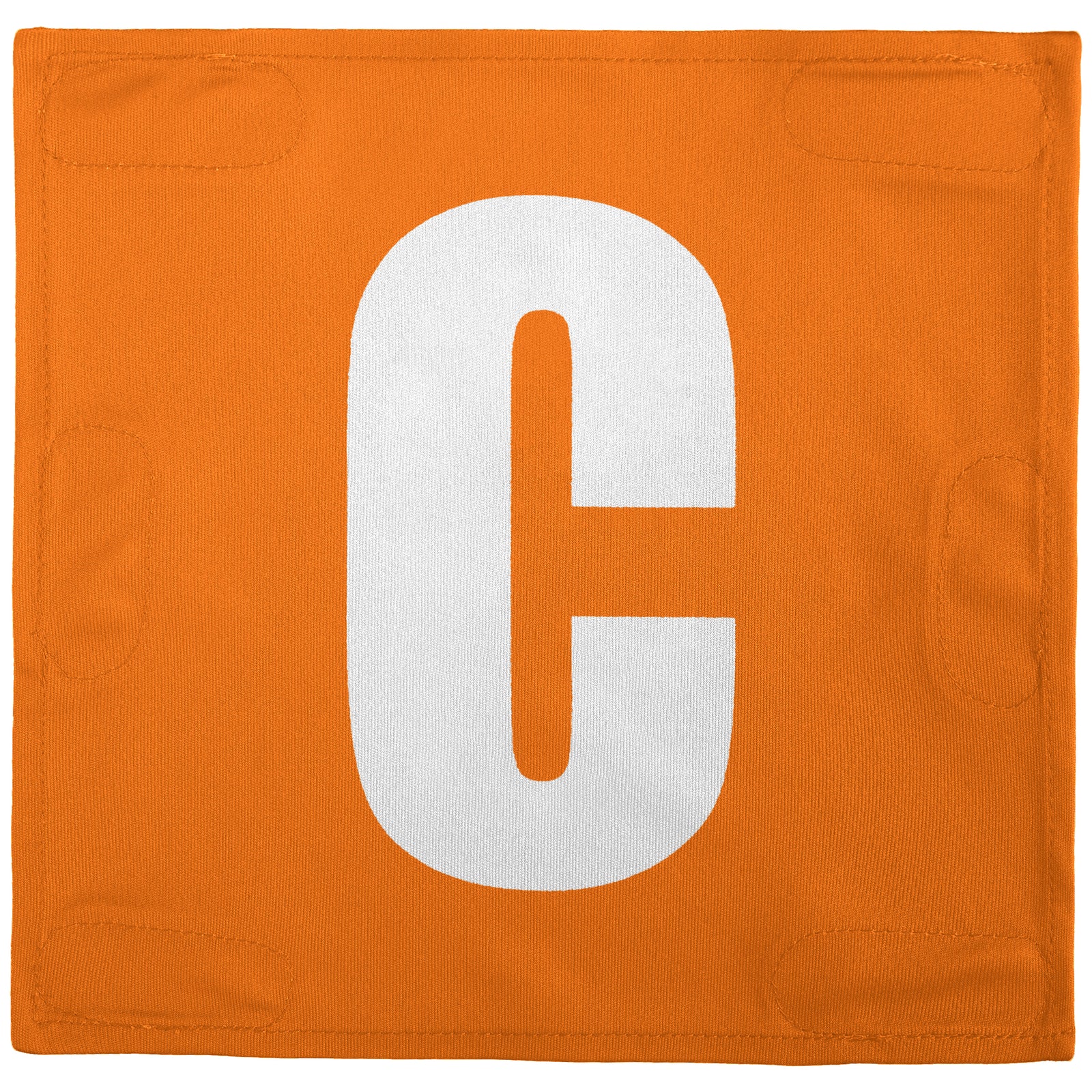 Netball Velcro Patches Set Orange & White