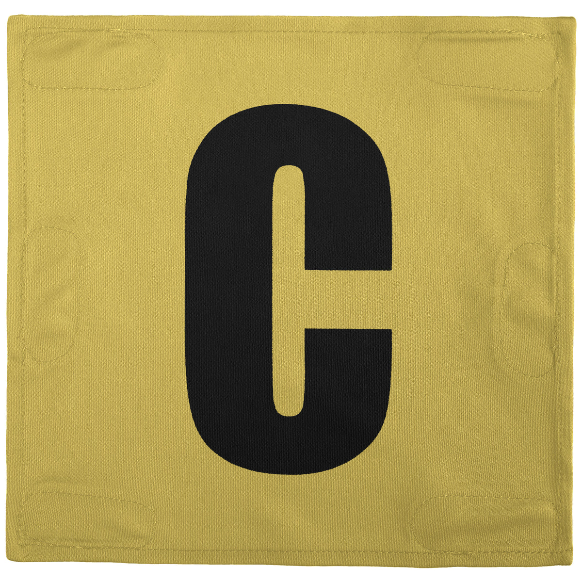 Netball Velcro Patches Set Old Gold &amp; Black