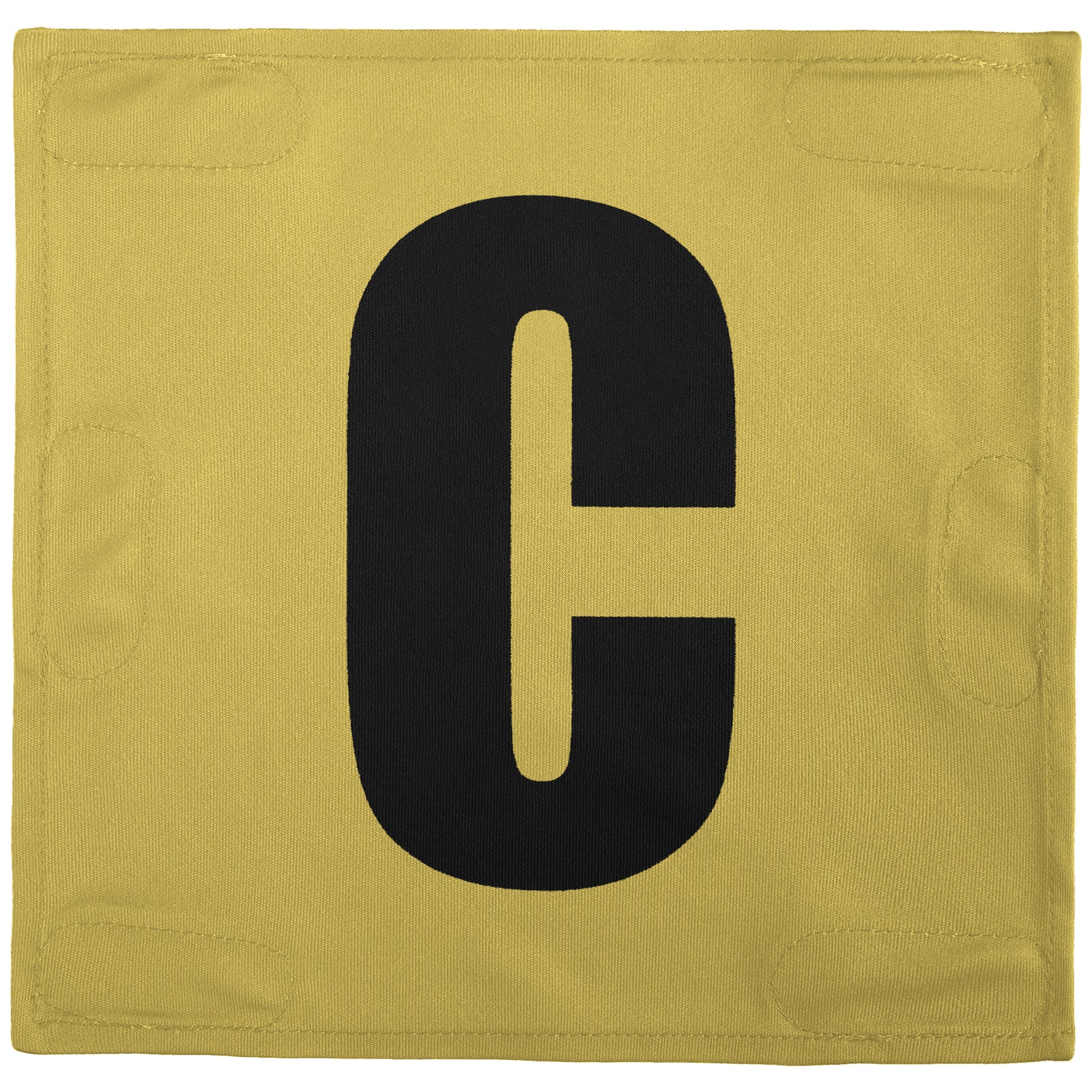 Netball Velcro Patches Set Old Gold & Black