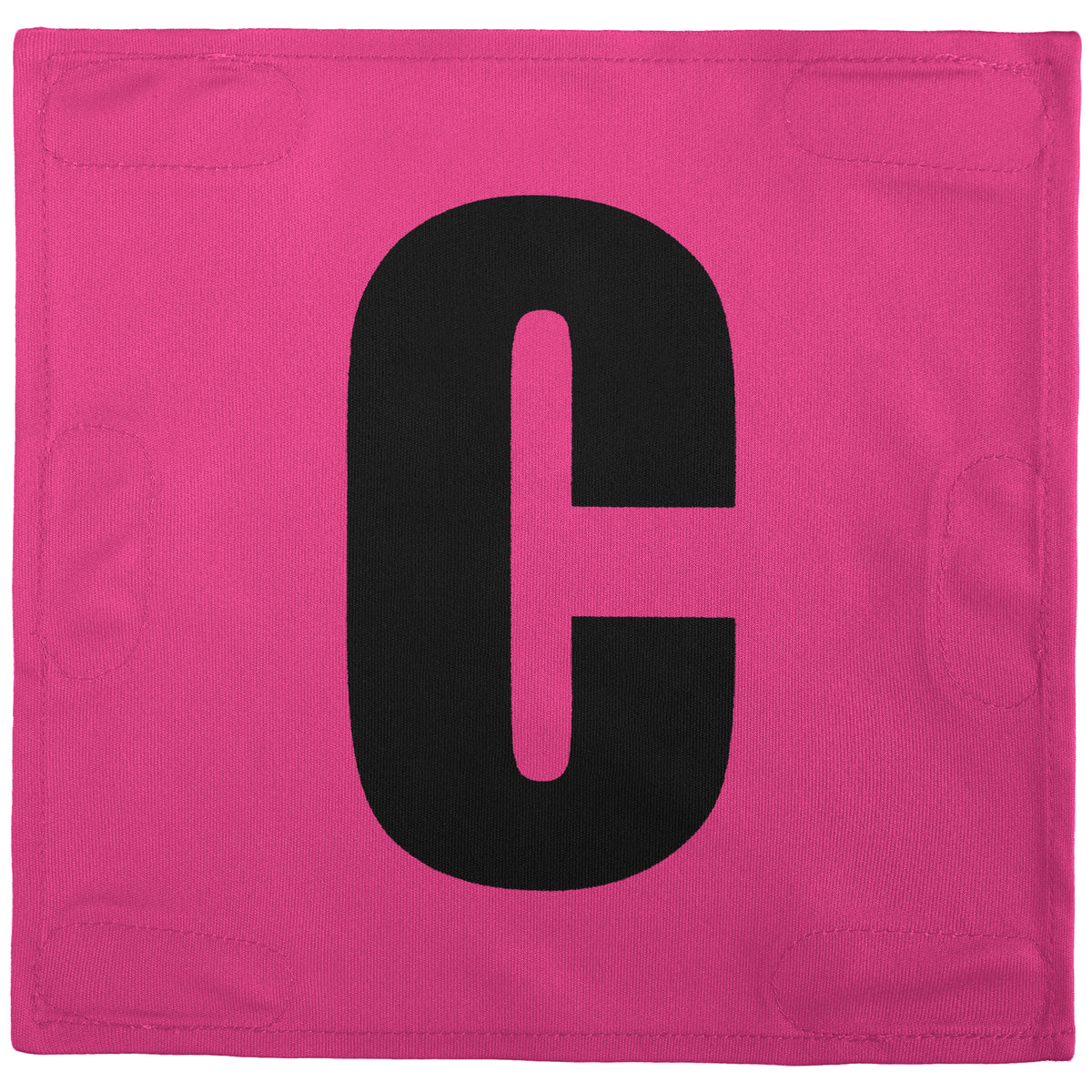 Netball Velcro Patches Set Pink &amp; Black