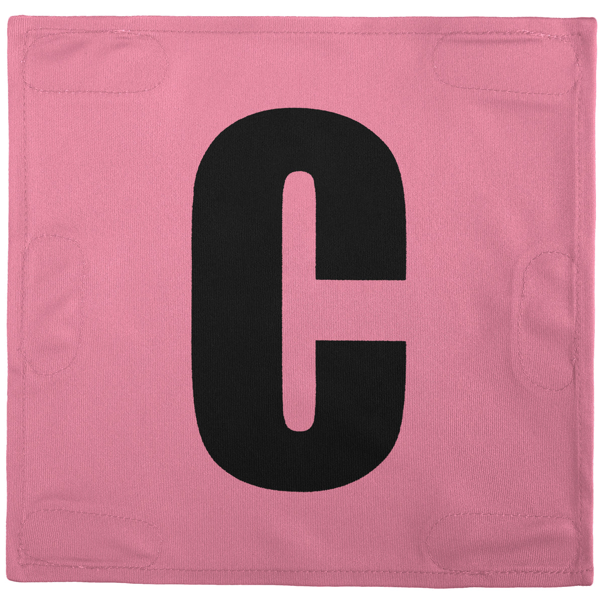 Netball Velcro Patches Set Light Pink &amp; Black