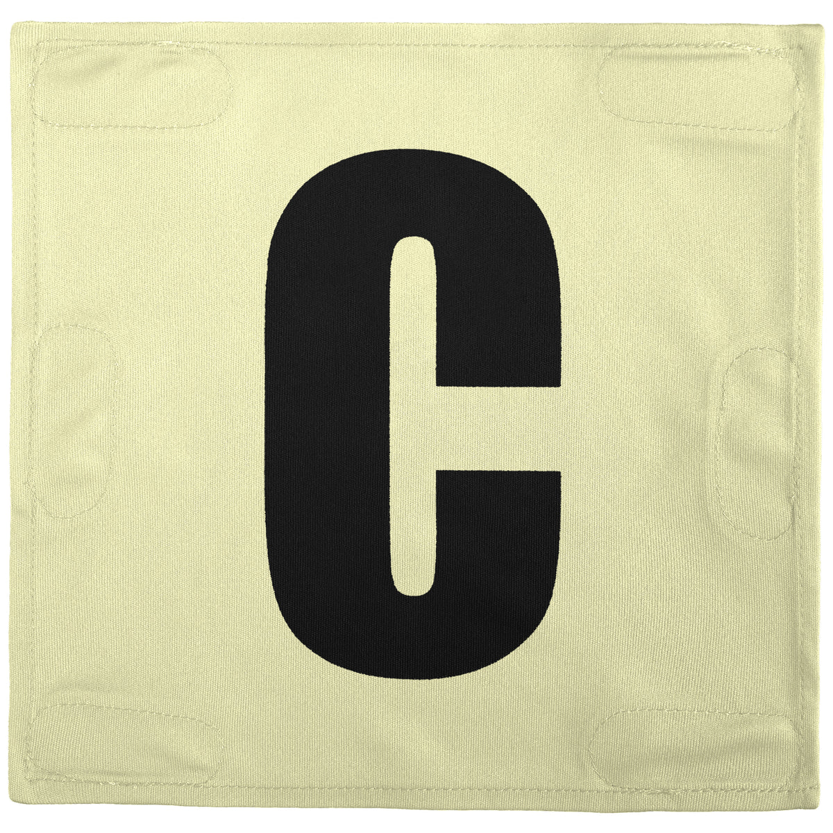 Netball Velcro Patches Set Cream &amp; Black