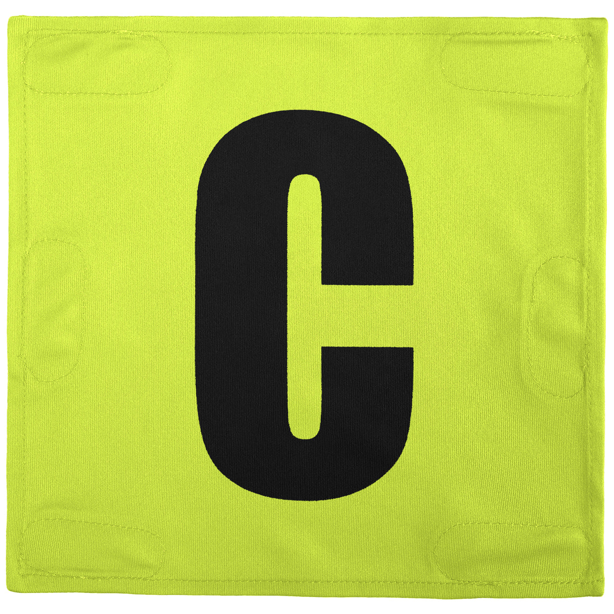 Netball Velcro Patches Set Fluorescent Green &amp; Black