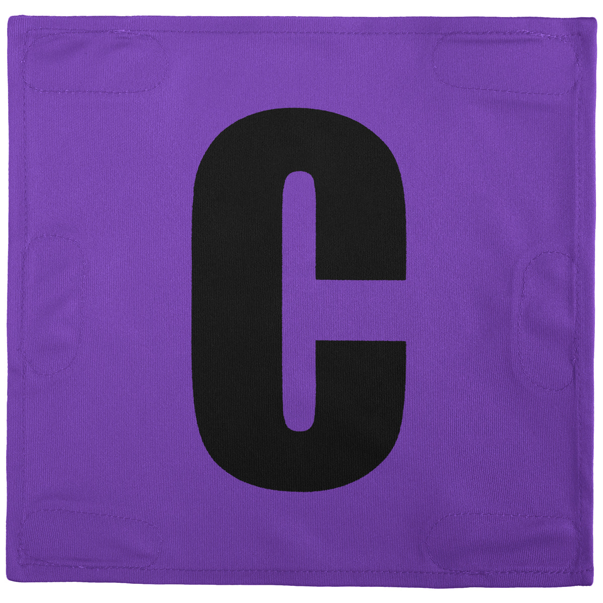 Netball Velcro Patches Set Purple &amp; Black