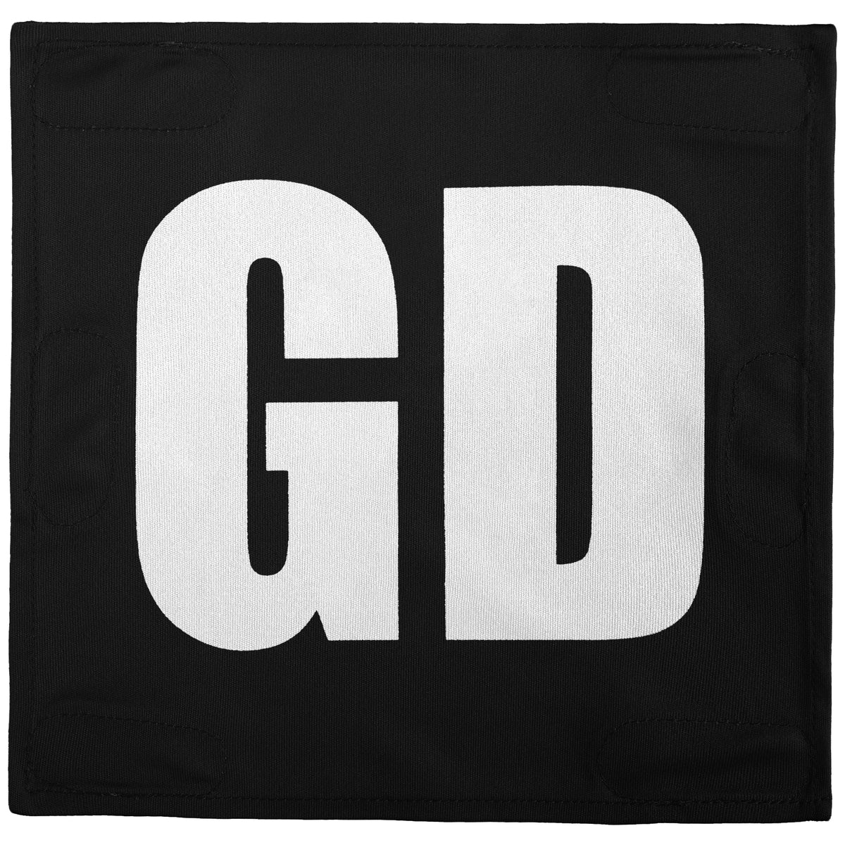 Netball Velcro Patches Set Black &amp; White