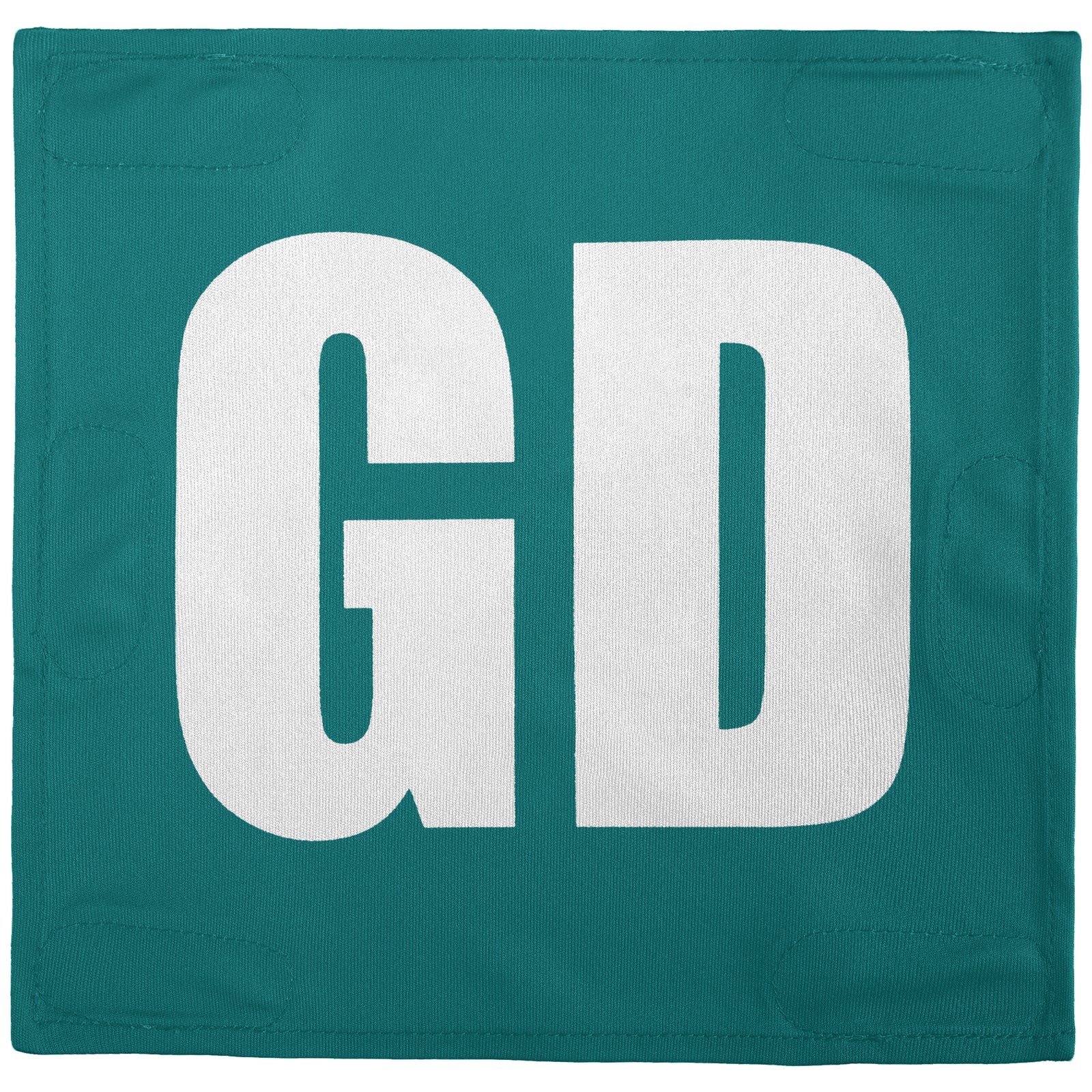 Netball Velcro Patches Set Teal & White