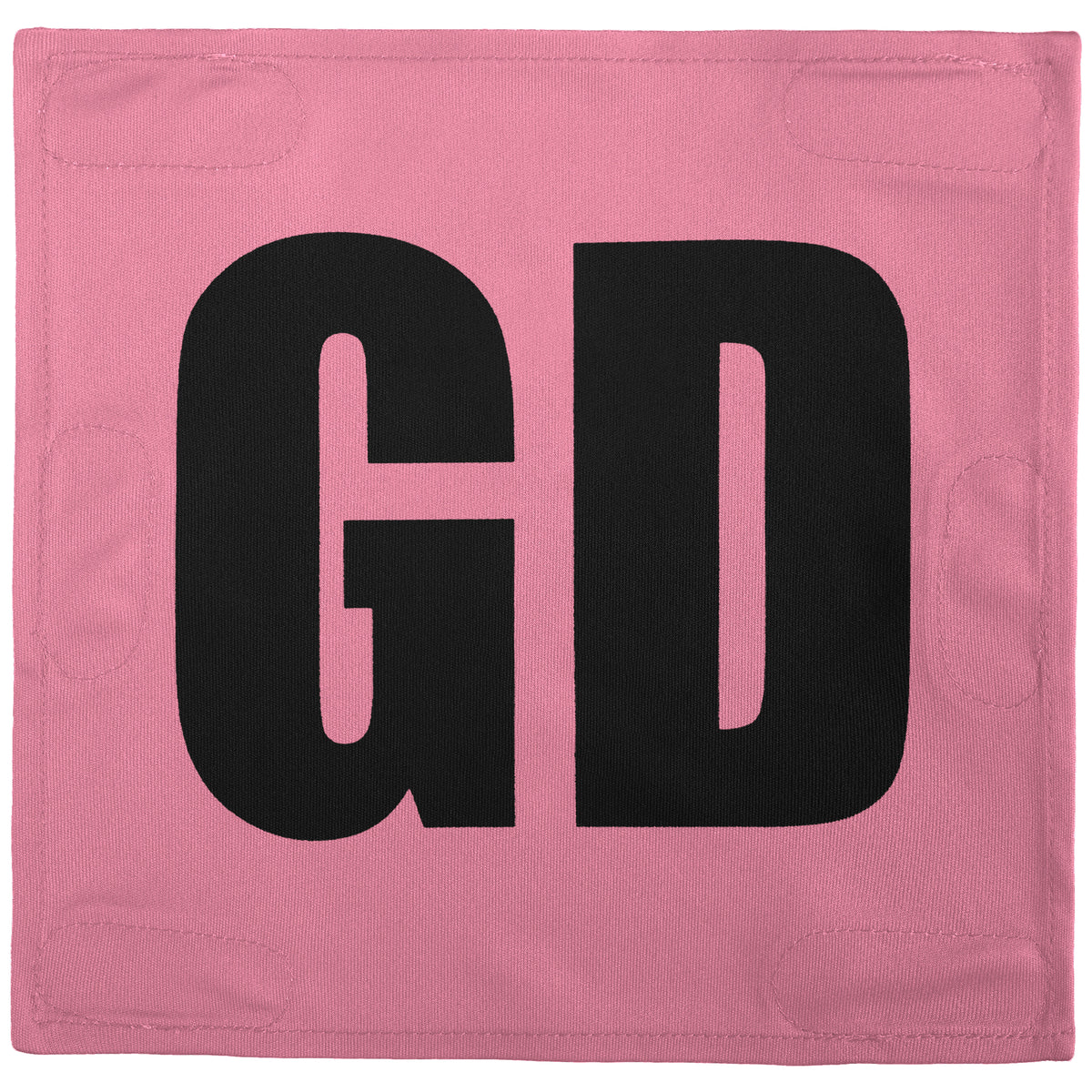 Netball Velcro Patches Set Light Pink &amp; Black